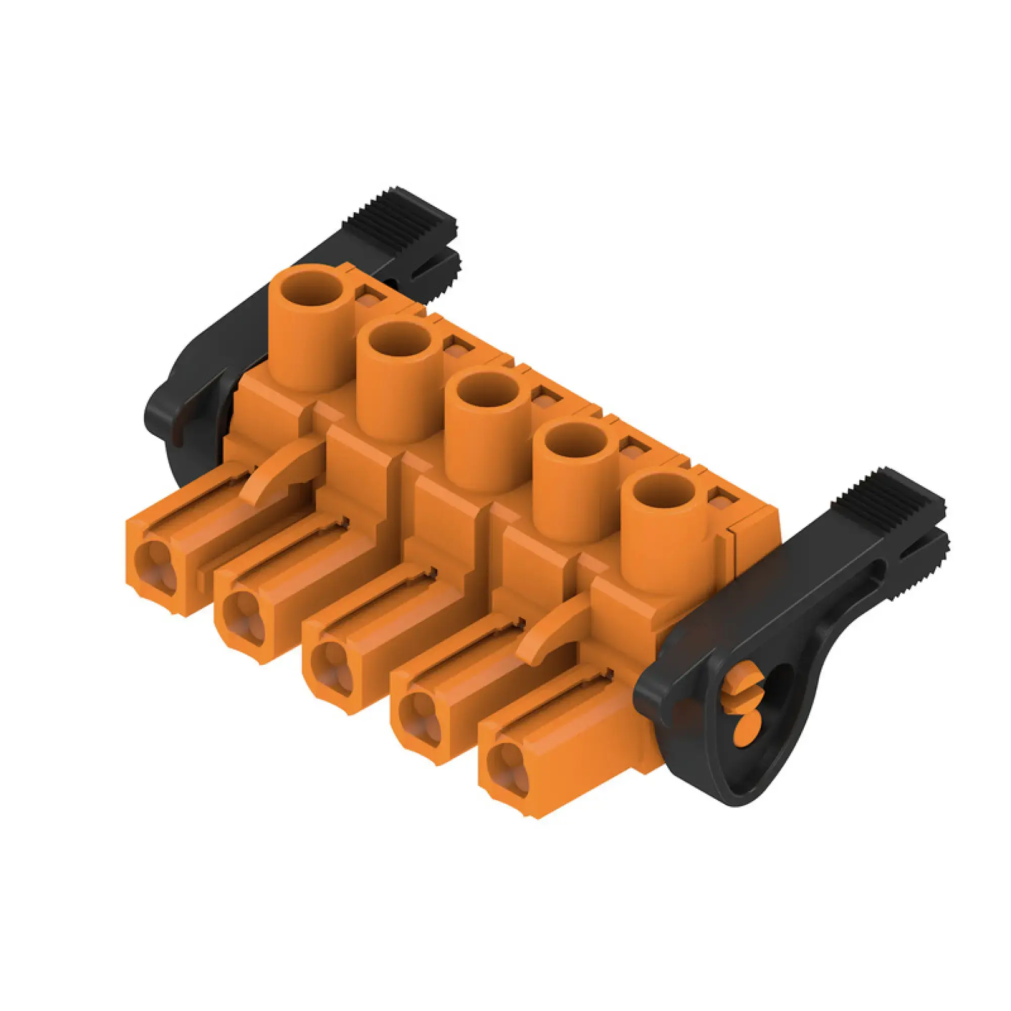 Weidmüller 1093500000 PCB connector (wire connection), 500 V, 29 A, Pitch in mm: 7.62, 4 mm², Number of poles: 5, Clamping yoke connection, Box (img_001)