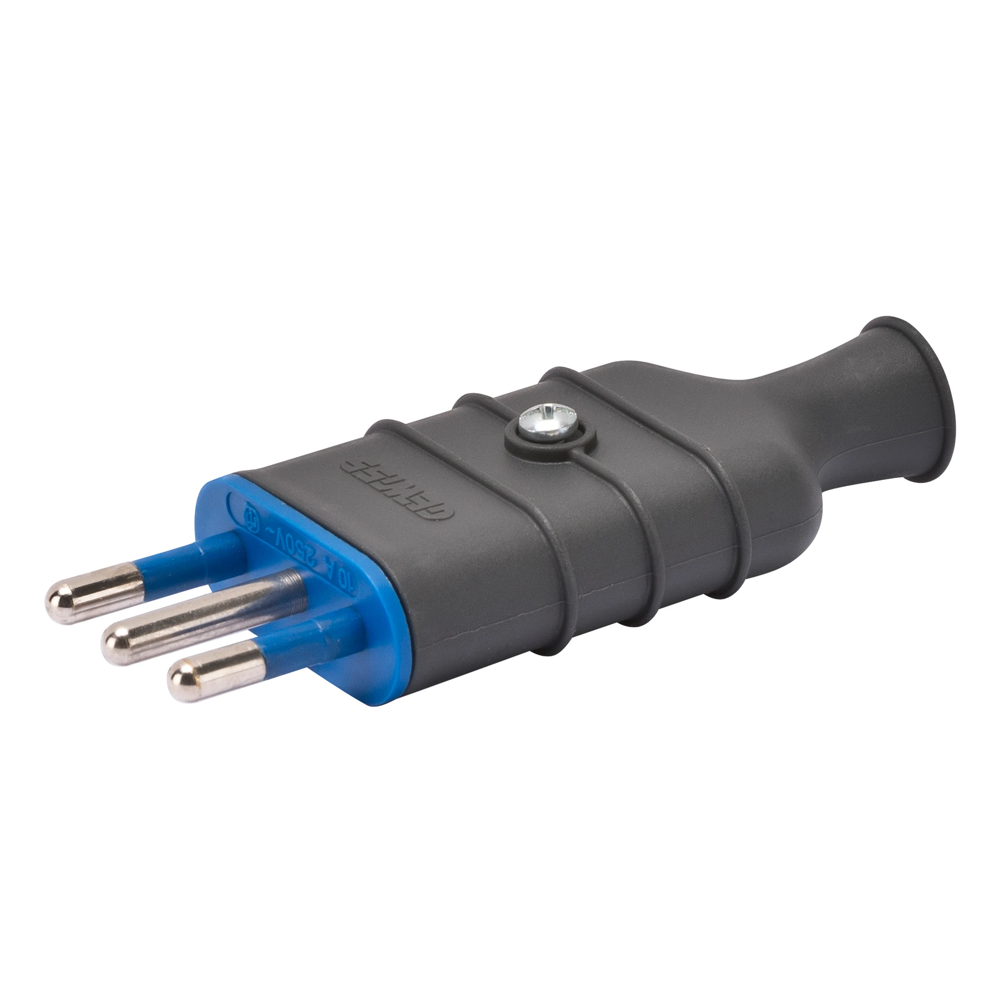 GEWISS GW28004 Stecker gerade 2P+PE 10A 250V Typ S11 Italienischer Standard Grau (img_001) GEWISS GW28004 Stecker gerade 2P+PE 10A 250V Typ S11 Italienischer Standard Grau (img_001)