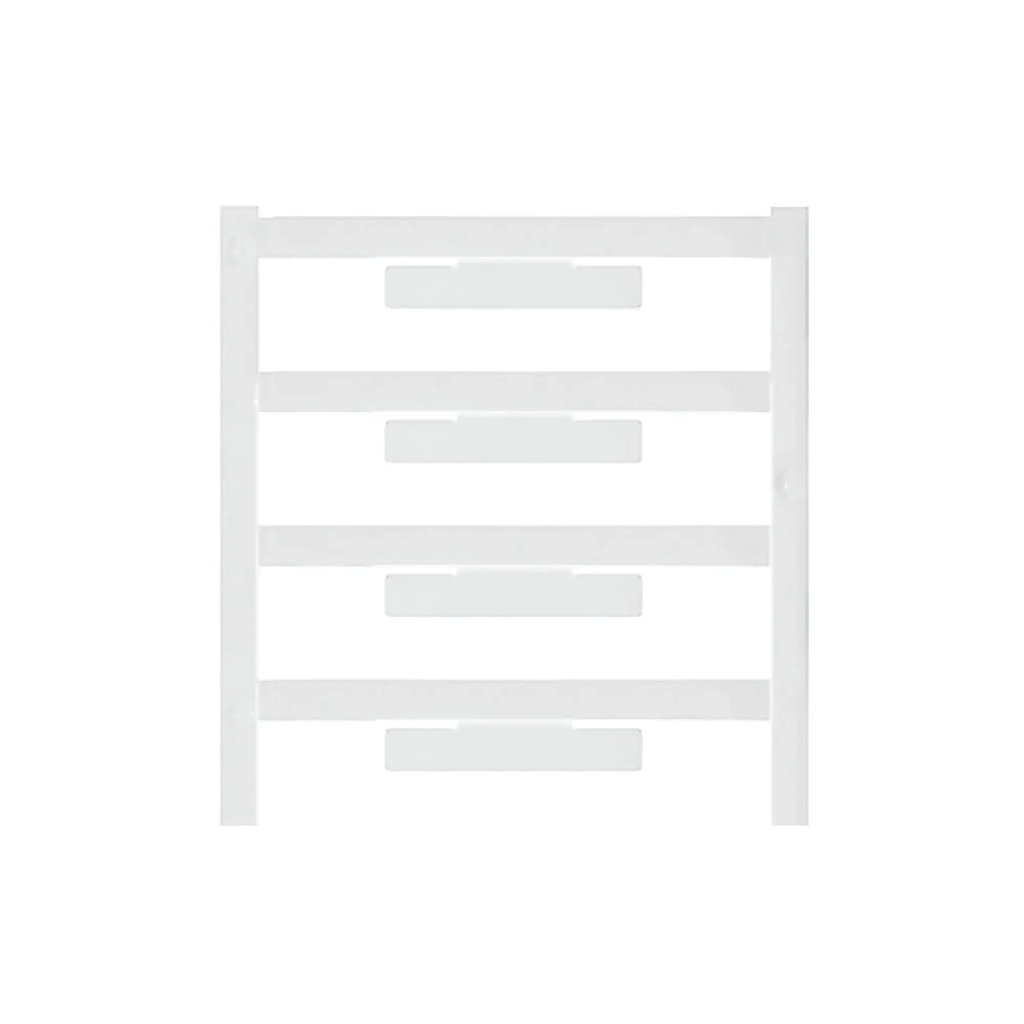 Weidmüller 1112910000 Terminal marking, white, Pitch in mm: 5.00, Printed characters: neutral, horizontal and vertical, Width: 5 mm, Height: 33.3 mm (img_001) Weidmüller 1112910000 Terminal marking, white, Pitch in mm: 5.00, Printed characters: neutral, horizontal and vertical, Width: 5 mm, Height: 33.3 mm (img_001)