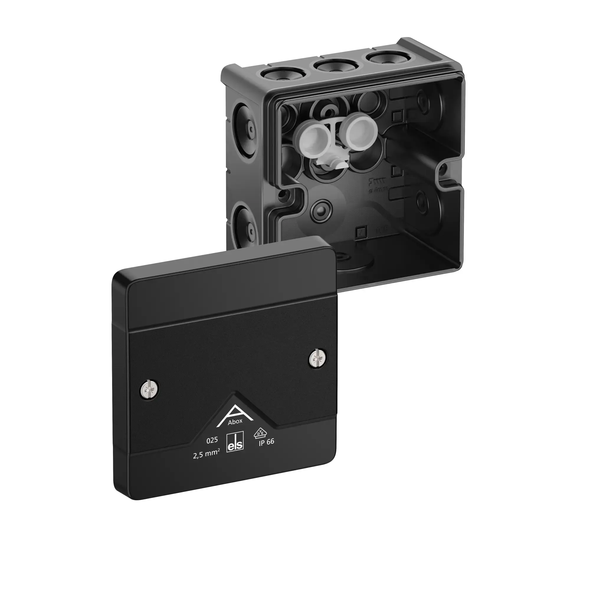 Spelsberg 80200001 Junction box, Type of protection IP66, max. 2,5², Impact strength IK07, Protection class II, Ui 1000V AC, Ui 1000V DC, DLG, VDE, Halogen free (img_001) Spelsberg 80200001 Junction box, Type of protection IP66, max. 2,5², Impact strength IK07, Protection class II, Ui 1000V AC, Ui 1000V DC, DLG, VDE, Halogen free (img_001)