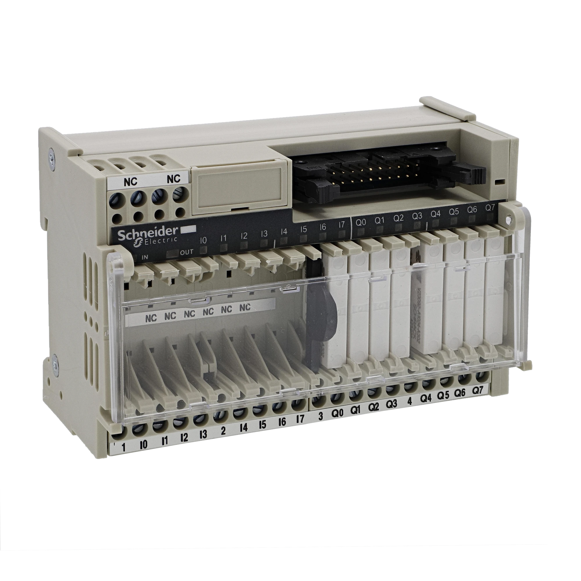 Schneider Electric ABE7R16M111 Terminal block with permanently soldered electromechanical relay ABE7, 16 channels, relay 5mm (img_002) Schneider Electric ABE7R16M111 Terminal block with permanently soldered electromechanical relay ABE7, 16 channels, relay 5mm (img_002)
