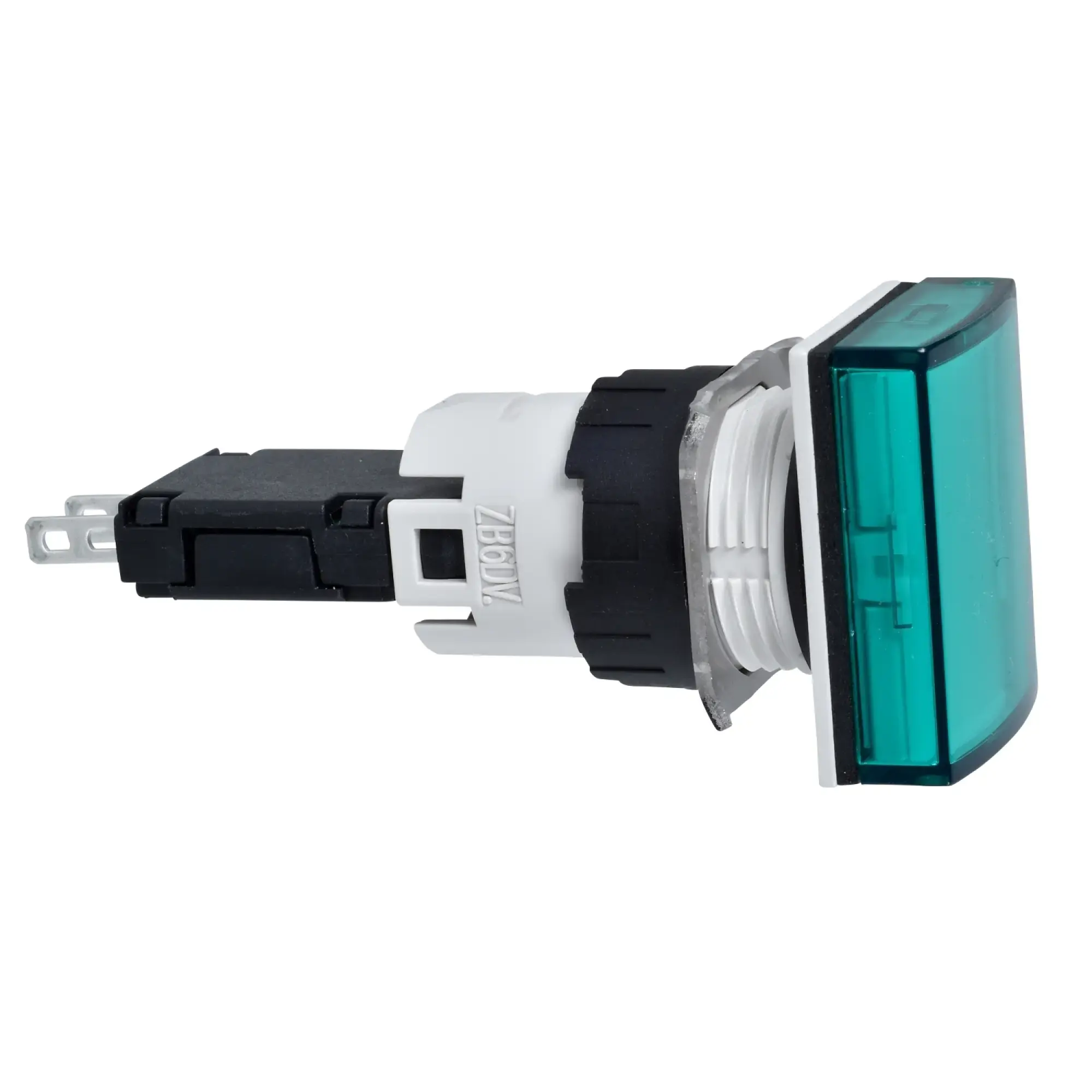 Schneider Electric XB6DV3BB Pilot light, Ø 16, rectangular, IP 65, green, Integral LED, 24 V, connector (img_002) Schneider Electric XB6DV3BB Pilot light, Ø 16, rectangular, IP 65, green, Integral LED, 24 V, connector (img_002)