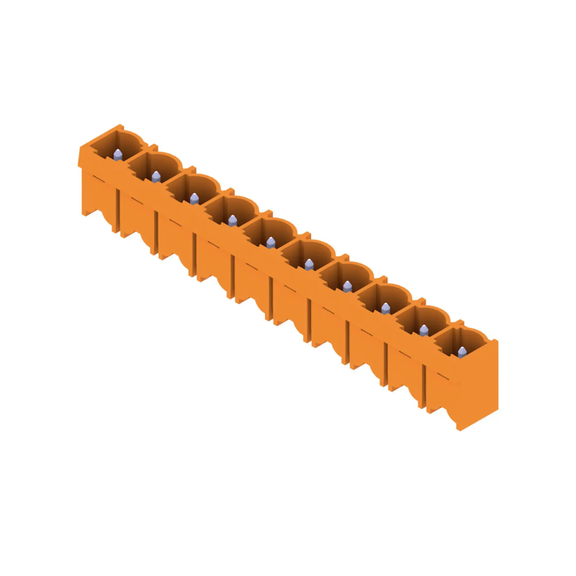 Weidmüller 1048950000 PCB connector (board connection), 500 V, 29 A, Pitch in mm: 7.62, Number of poles: 10, THT solder connection, Box (img_001) Weidmüller 1048950000 PCB connector (board connection), 500 V, 29 A, Pitch in mm: 7.62, Number of poles: 10, THT solder connection, Box (img_001)