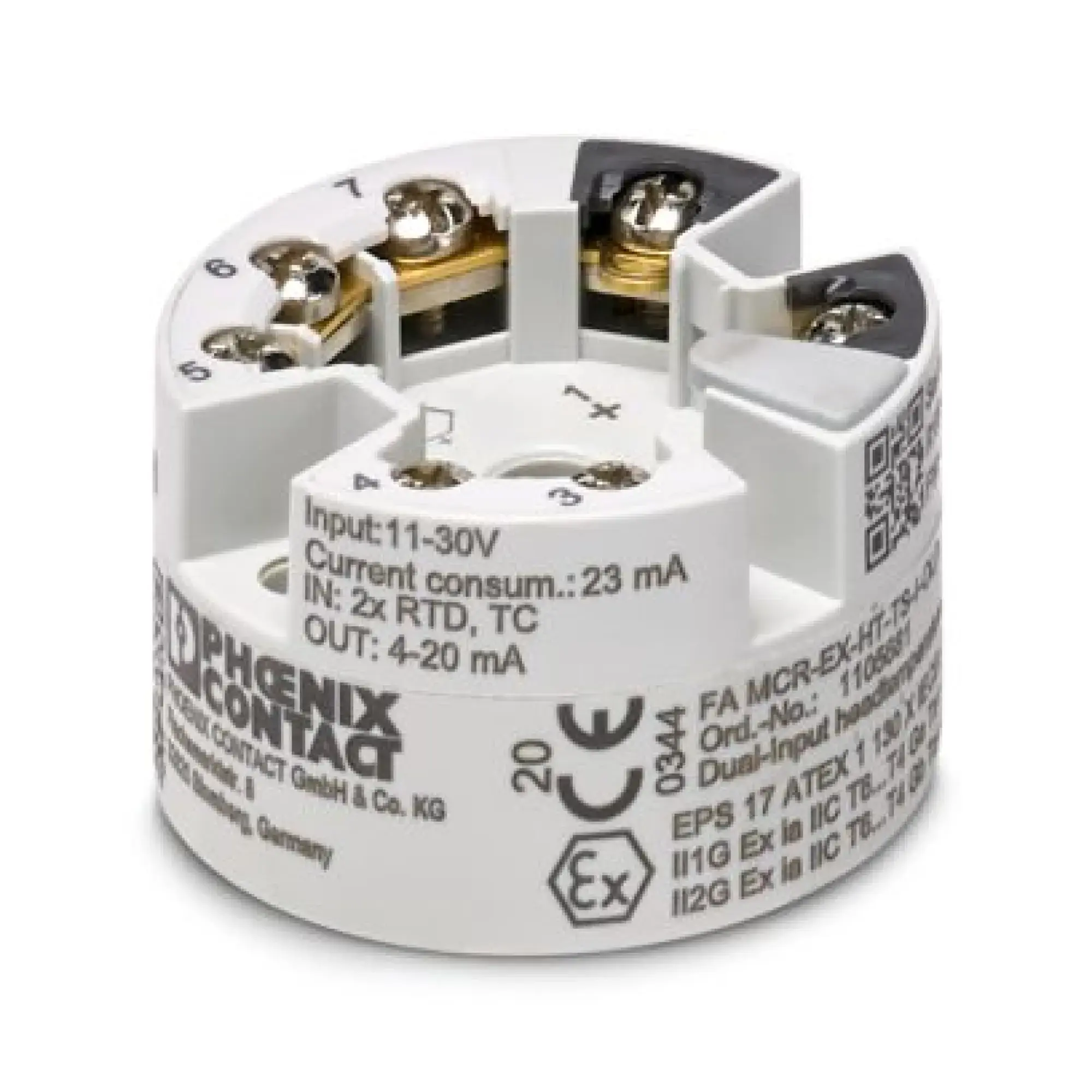 Phoenix Contact 1105681 Head-mounted transducer FA MCR-EX-HT-TS-I-OLP (img_001) Phoenix Contact 1105681 Head-mounted transducer FA MCR-EX-HT-TS-I-OLP (img_001)