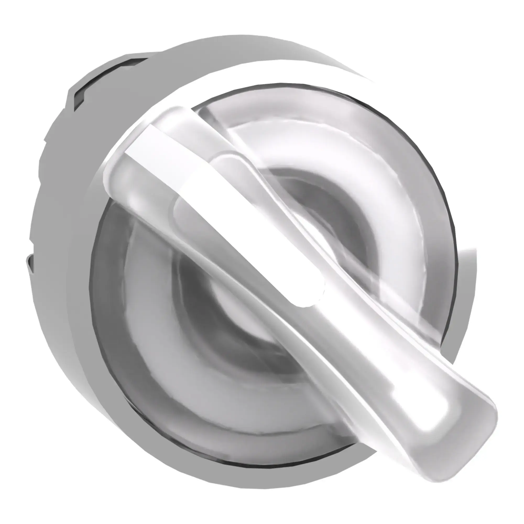 Schneider Electric ZB4BK1213 Illuminated Selector Switch, Front Element, Harmony XB4, Metal, 22mm, White, for Universal LED, 2 Positions, Latching (img_010) Schneider Electric ZB4BK1213 Illuminated Selector Switch, Front Element, Harmony XB4, Metal, 22mm, White, for Universal LED, 2 Positions, Latching (img_010)