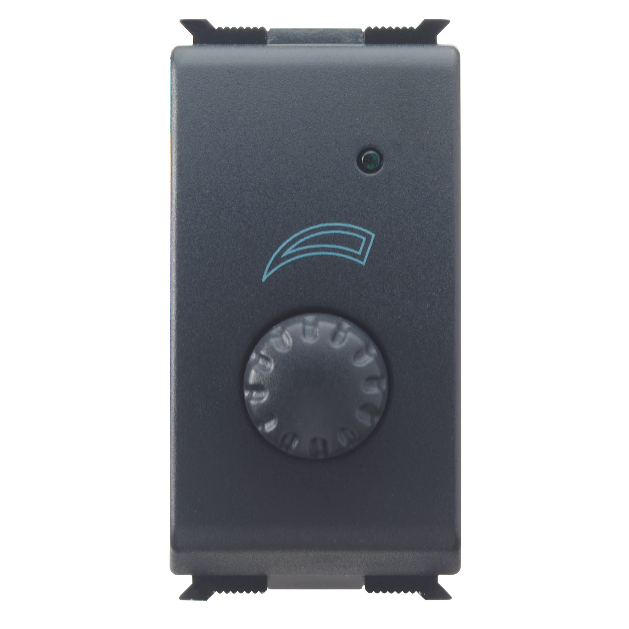 GEWISS GW30402 ELECTRONIC REGULATOR - FOR RESISTIVE LOADS - ROTARY - 230V - 100-500W - 1 MODULE - PLAYBUS (img_001)