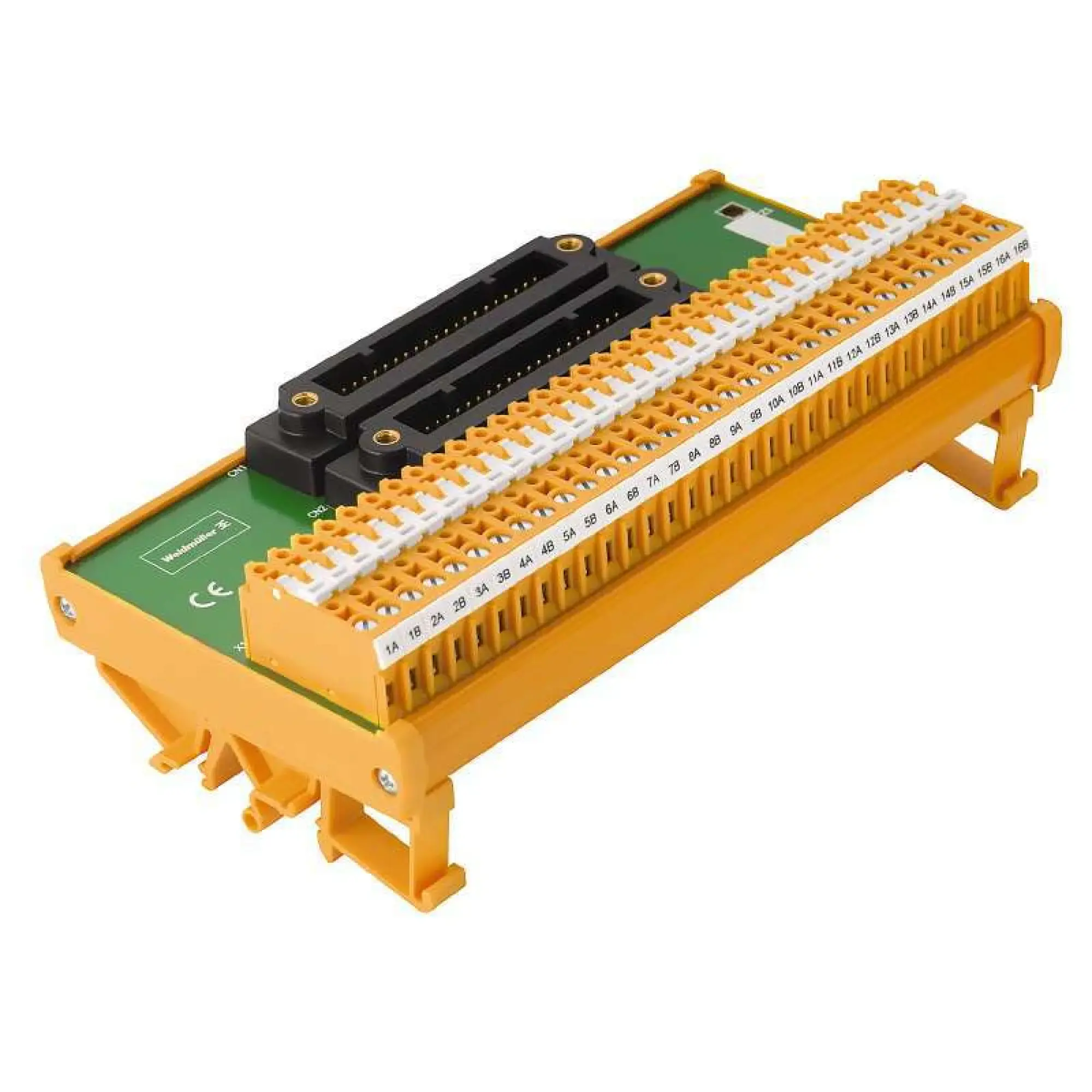 Weidmüller 1371230000 Interface module with terminal, connector, 2 x KS (40P), 40-pole plug, LMNZF 5.08mm, Tension-clamp connection (img_001)