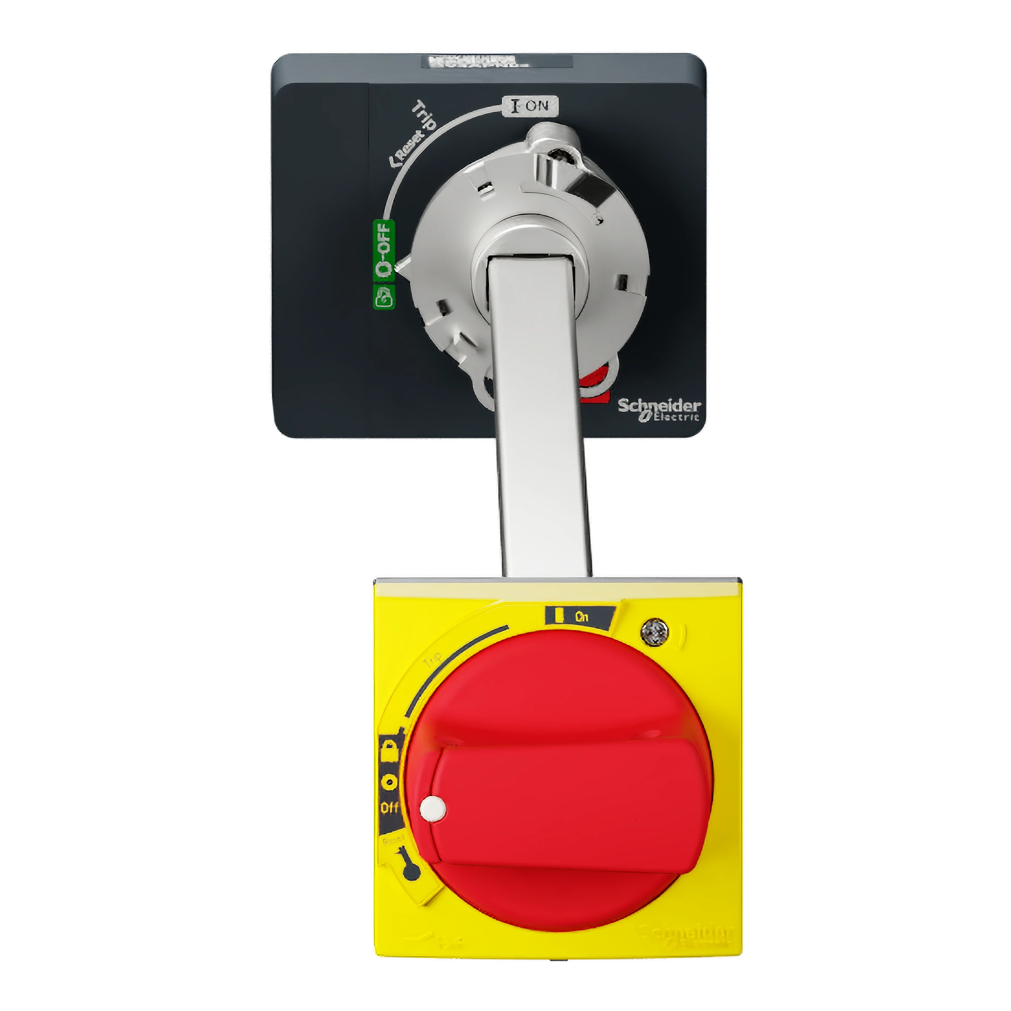 Schneider Electric GV4APN04 Front Mounted Rotary Handle Kit IP65 for Motor Circuit Breaker GV4, Red / Yellow (img_003)