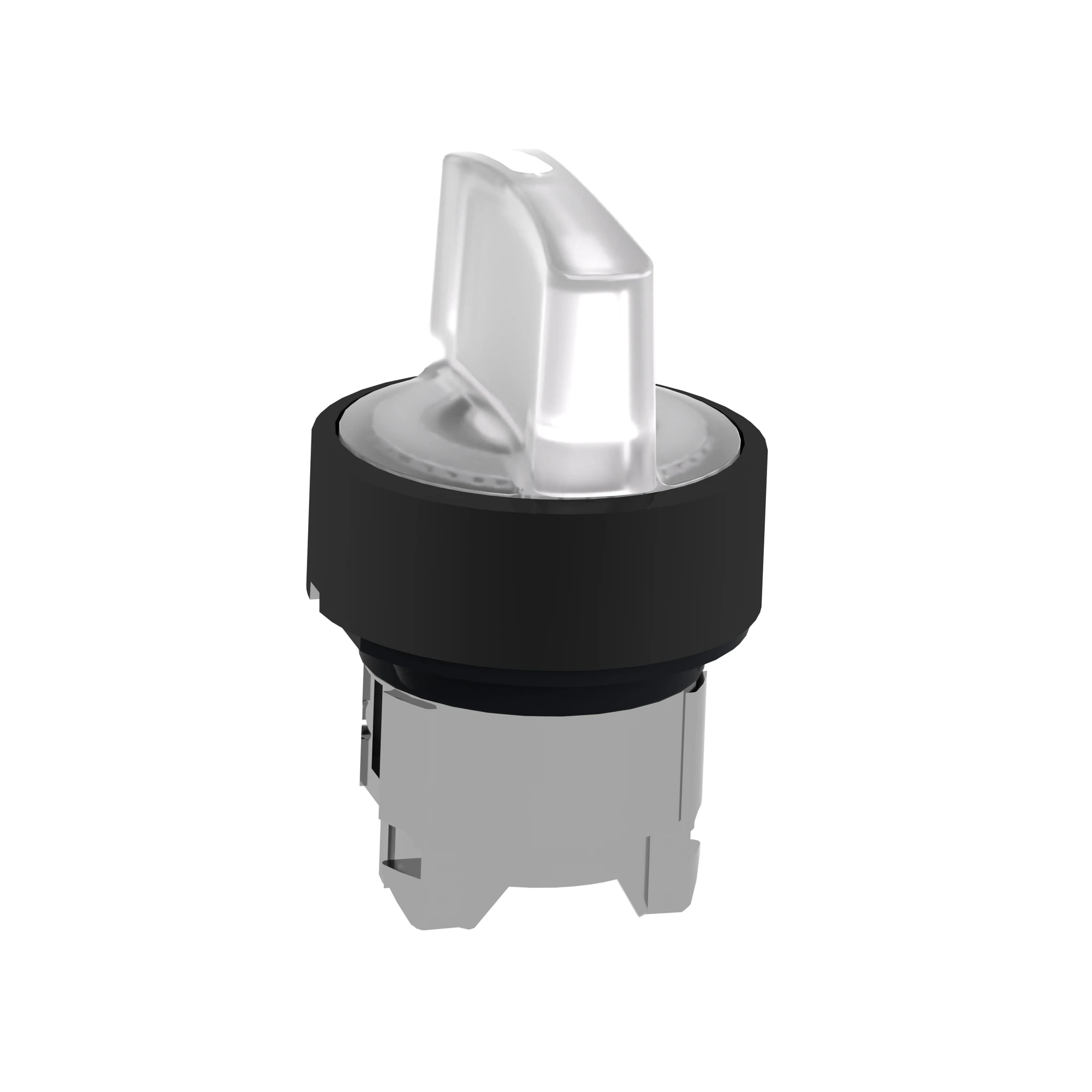 Schneider Electric ZB4BK15137 Illuminated Selector Switch, Front Element, Harmony XB4, Metal Black, 22mm, White, for Universal LED, 3 Positions (img_007)