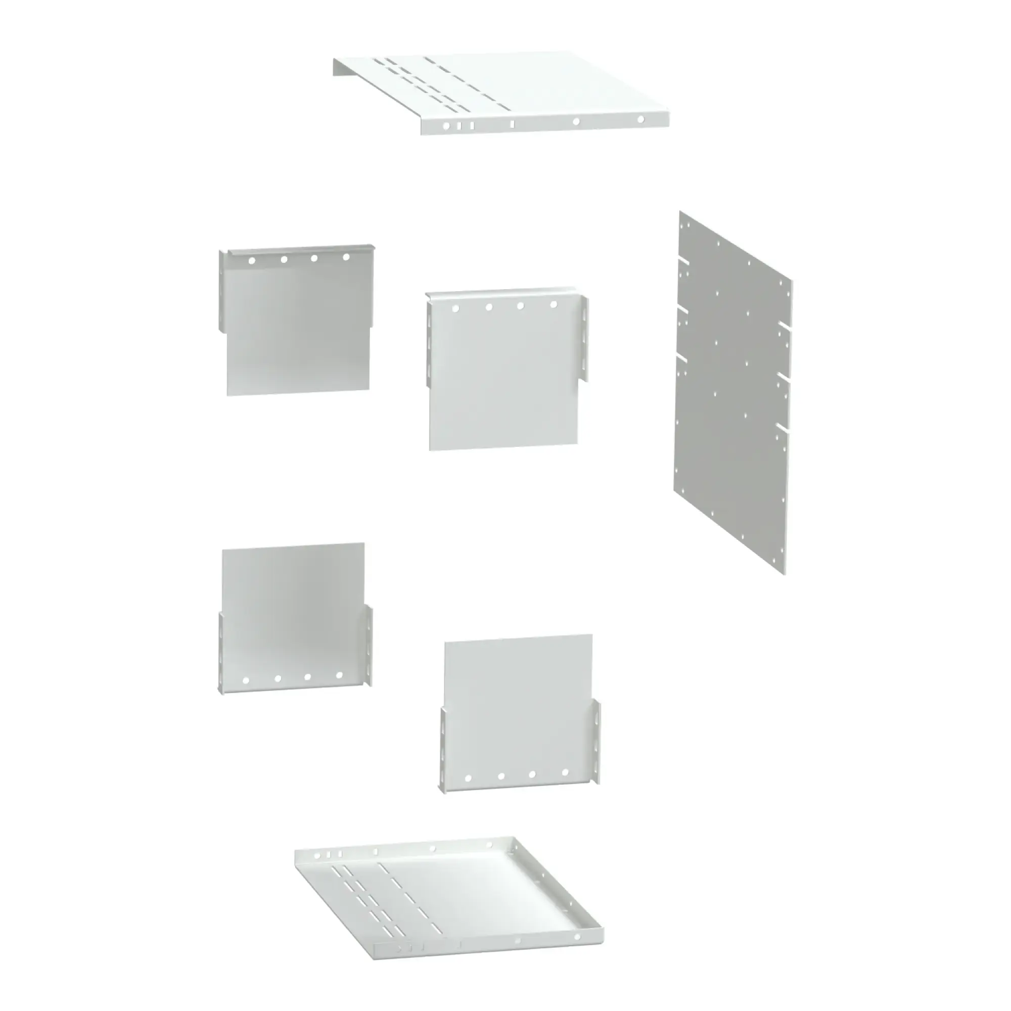 Schneider Electric LVS04953 PrismaSeT-P, Shuttering, Form 4, for lateral or rear connection extension, Width=150mm, Height=3-5 Modules (img_002)