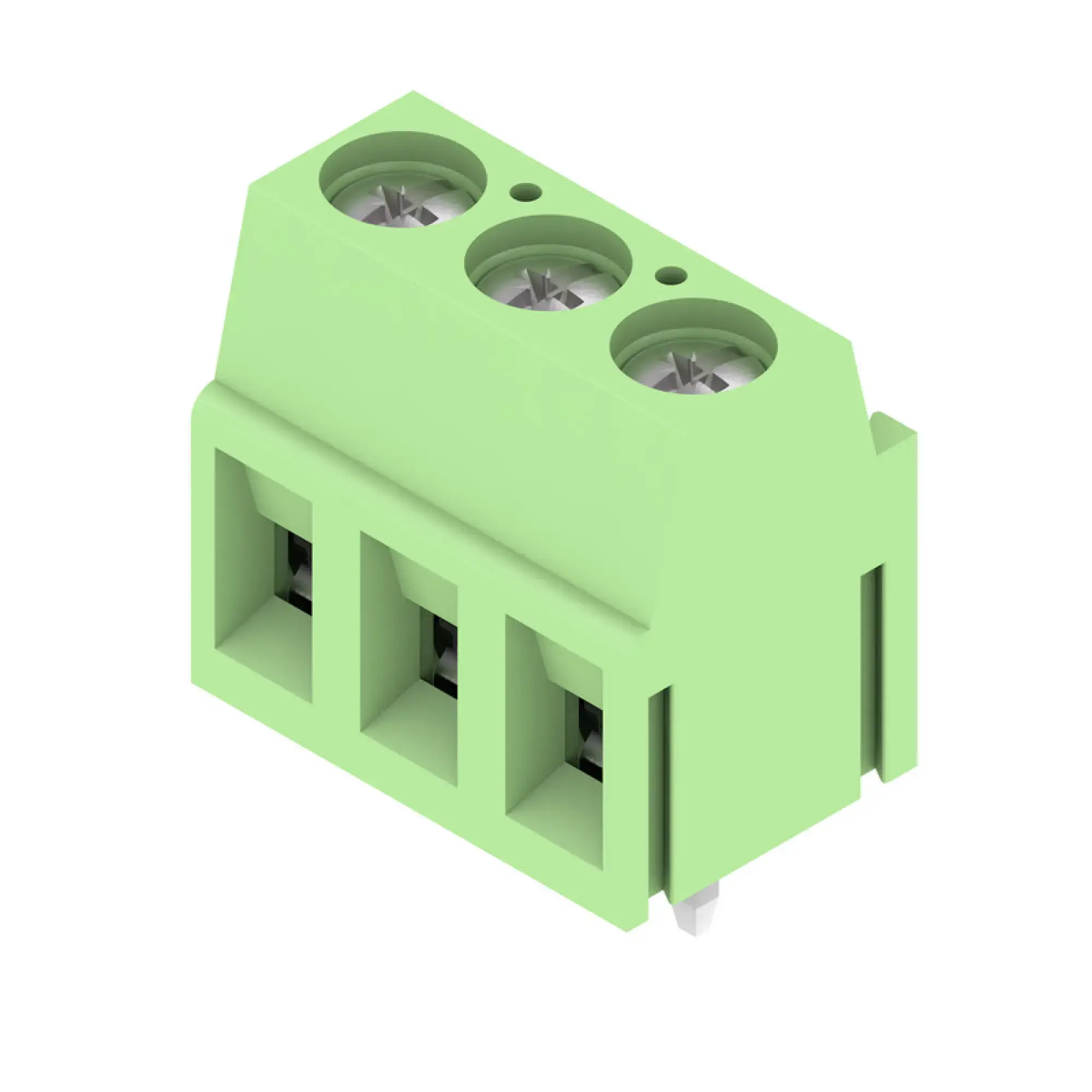 Weidmüller 1715380000 PCB terminal, 320 V, 17.5 A, Pitch in mm: 5.00, 2.5 mm², Number of poles: 3, Clamping yoke connection, THT solder connection, 90°, Box (img_001) Weidmüller 1715380000 PCB terminal, 320 V, 17.5 A, Pitch in mm: 5.00, 2.5 mm², Number of poles: 3, Clamping yoke connection, THT solder connection, 90°, Box (img_001)