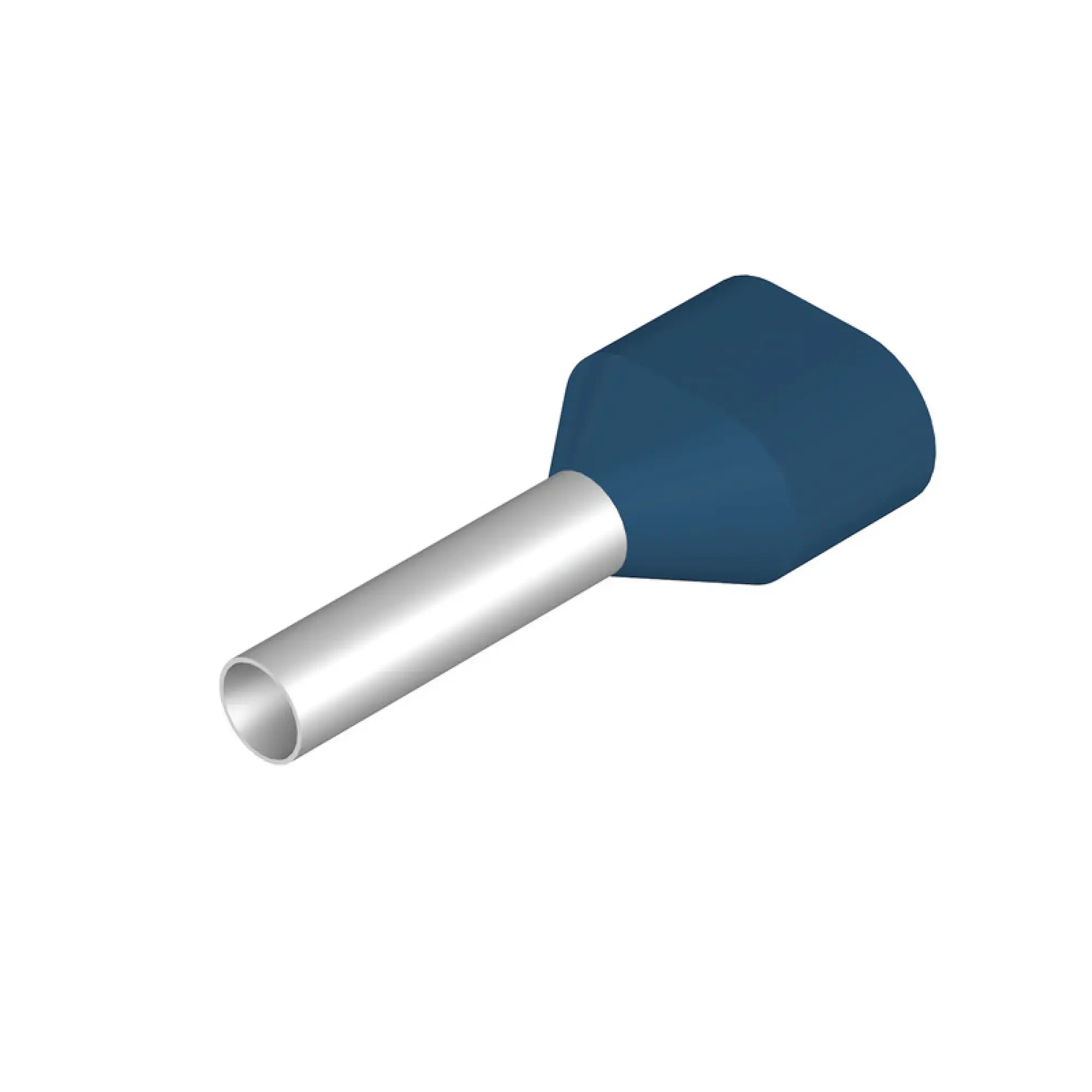 Weidmüller 9004740000 Wire end ferrule, Twin wire-end ferrule, 2.5 mm², Stripping length: 15 mm, blue (img_001)
