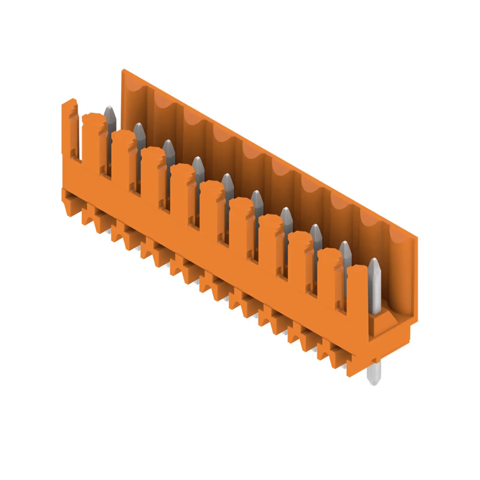 Weidmüller 1604850000 PCB connector (board connection), 160 V, 17 A, Pitch in mm: 3.50, Number of poles: 10, THT solder connection, Box (img_001)