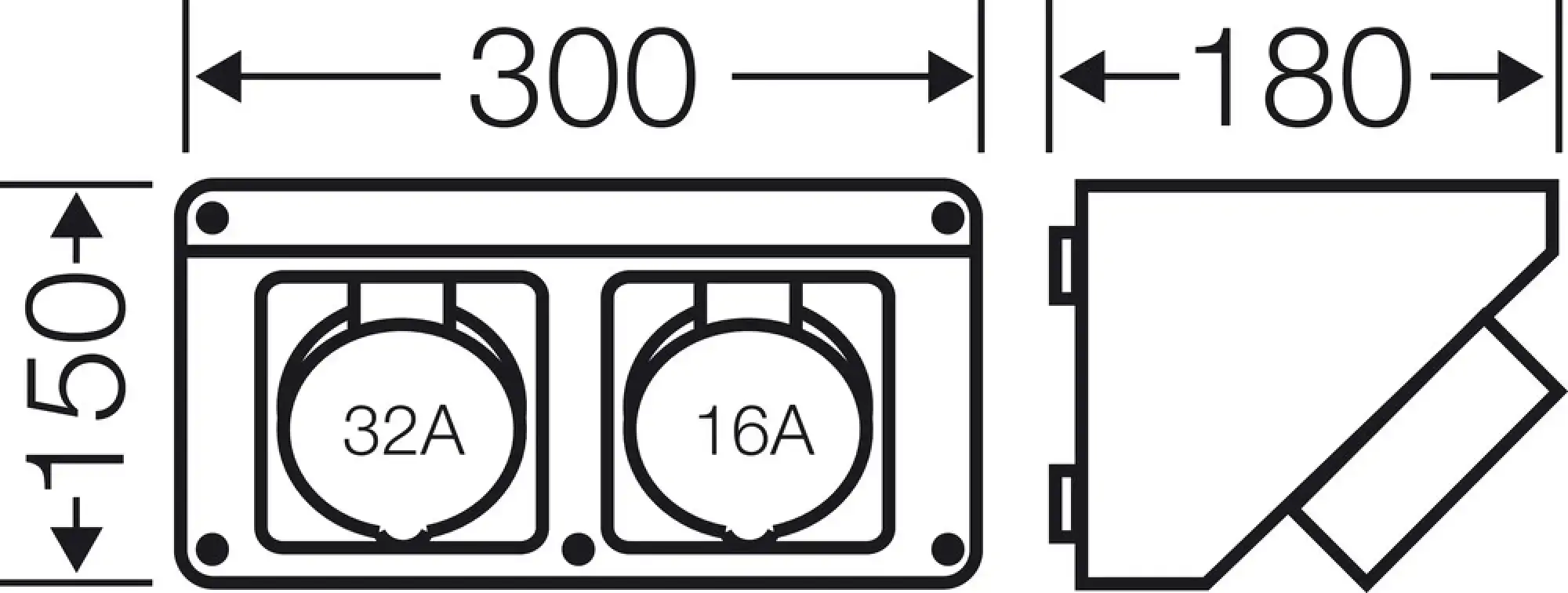 Hensel 20001084 Mi Connection Box, CEE 16A, + CEE 32A, 5p., 400V, 6h Mi CB 12 (img_003) Hensel 20001084 Mi Connection Box, CEE 16A, + CEE 32A, 5p., 400V, 6h Mi CB 12 (img_003)
