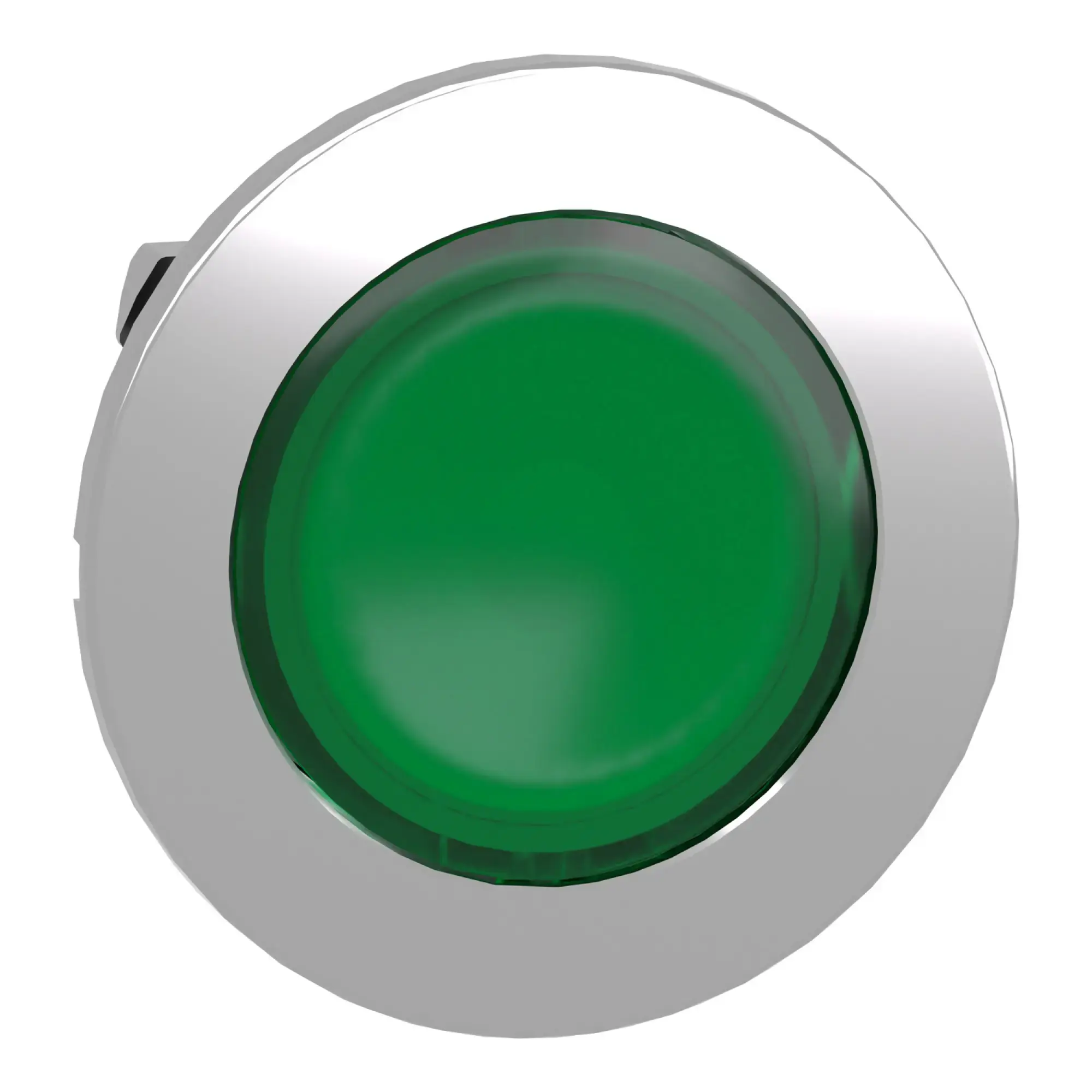 Schneider Electric ZB4FV033 Pilot light, Front element, Harmony XB4F, Metal, 30mm, green, for universal LED, smooth dome (img_010)