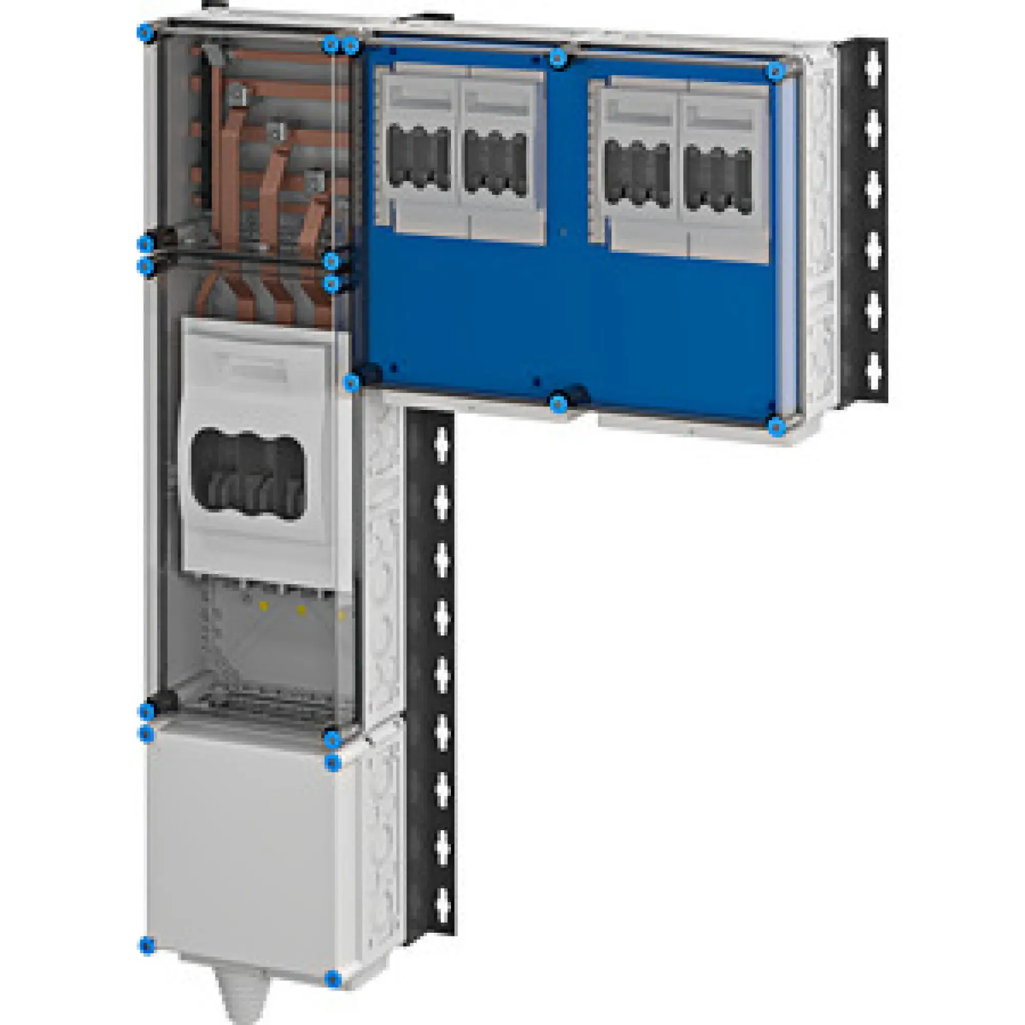 Hensel 20001585 PV-Wechselrichter-Sammler, 220kVA, 3-phasige Wechselrichter Mi PV 7346 (img_002)