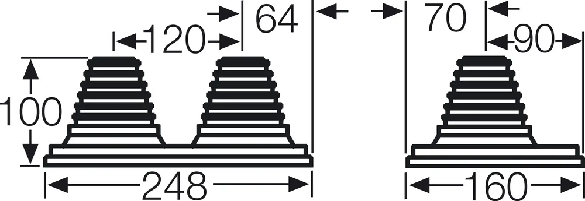 Hensel 6600249 Kabeleinführungsflansch mit 2 Kabeltülllen bis 72 mm, IP 55 MV FP 66 (img_003) Hensel 6600249 Kabeleinführungsflansch mit 2 Kabeltülllen bis 72 mm, IP 55 MV FP 66 (img_003)