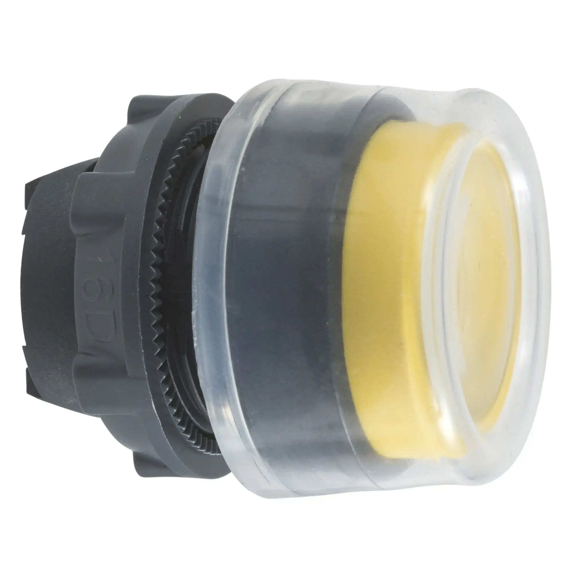 Schneider Electric ZB5AP5 Push-button, front element, Harmony XB5, plastic, 22 mm, yellow, protruding, unmarked, momentary, with protective cap (img_006)