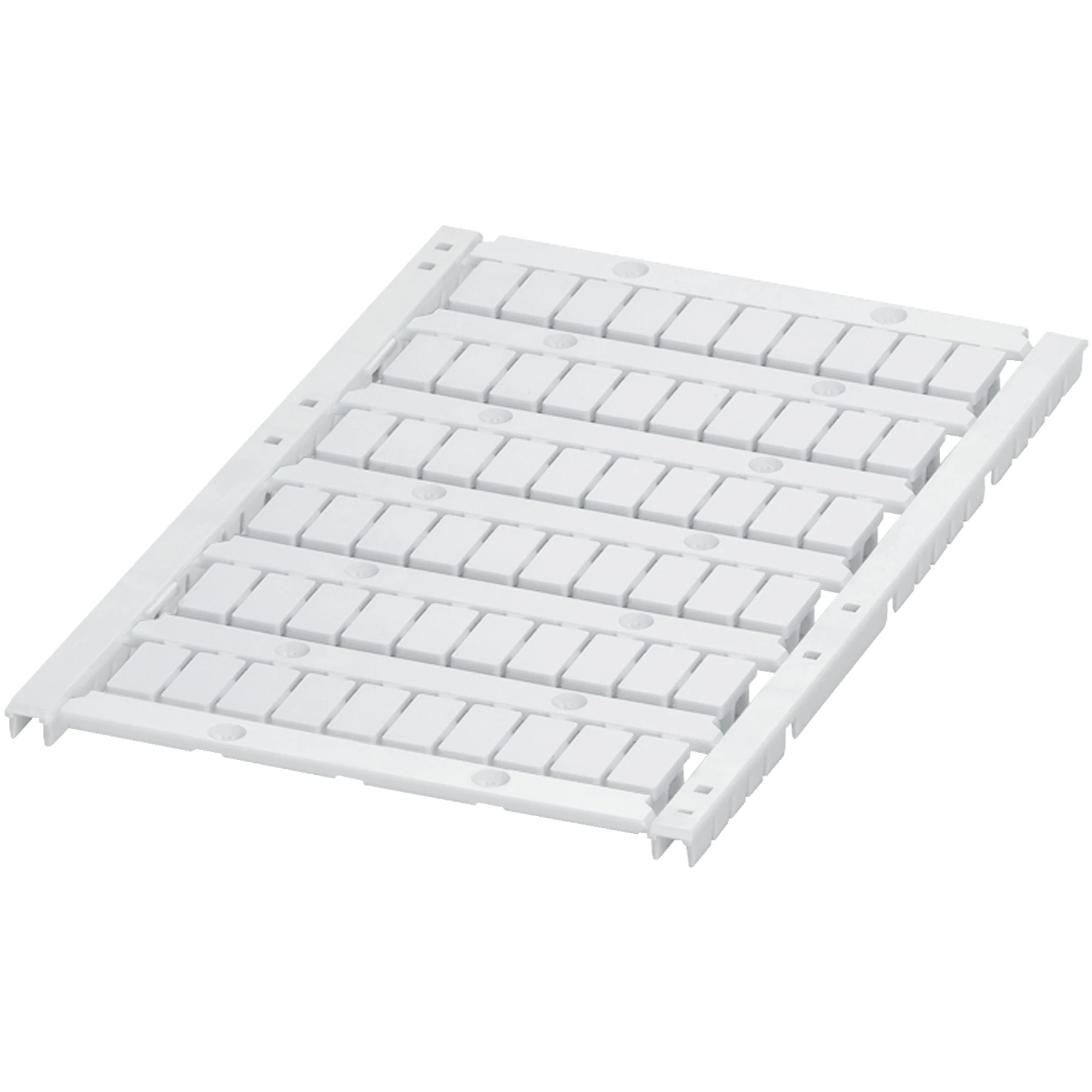 Schneider Electric NSYTRABPV6 Marker card with 6 strips, 6mm, unprinted, 60 positions, white (img_001)
