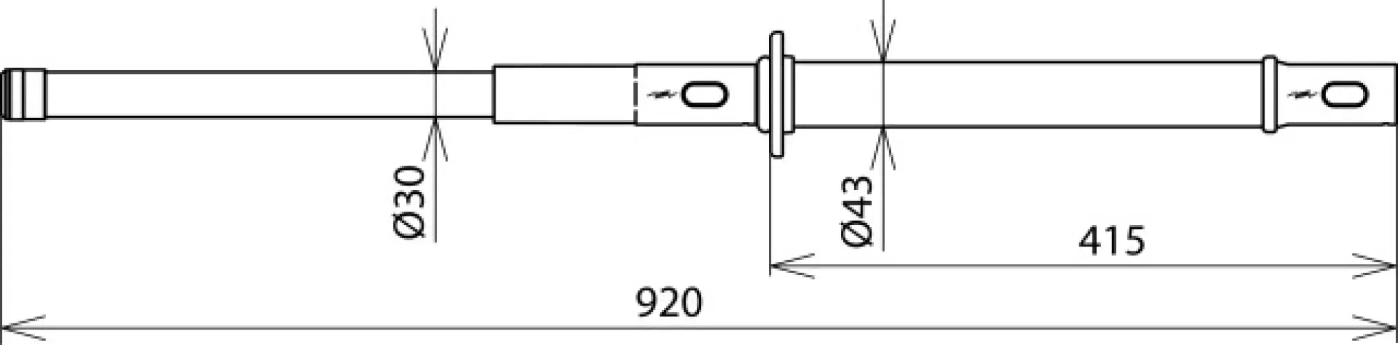 Dehn 761070 Earthing stick for hexagon shafts with plug-in coupling L 920mm (img_004)
