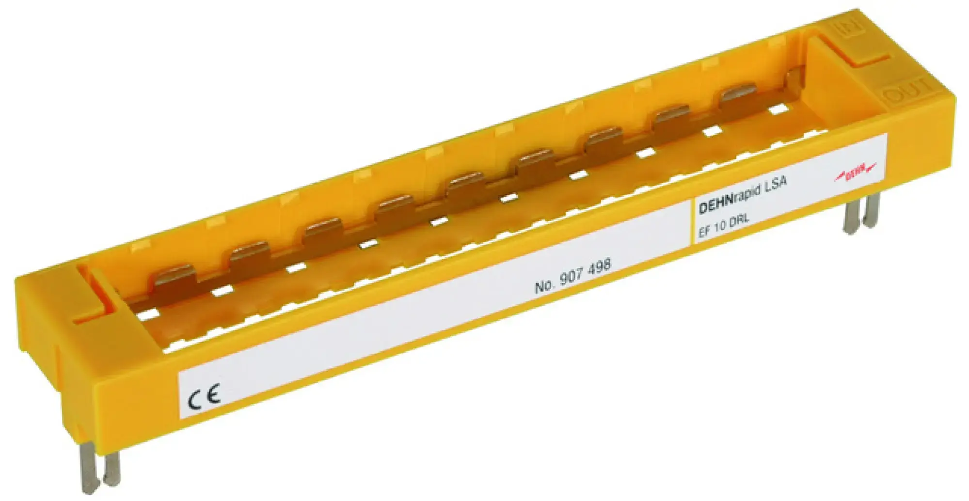 Dehn 907498 Earthing frame for DEHNrapid LSA protective plug 10 pairs (img_001)