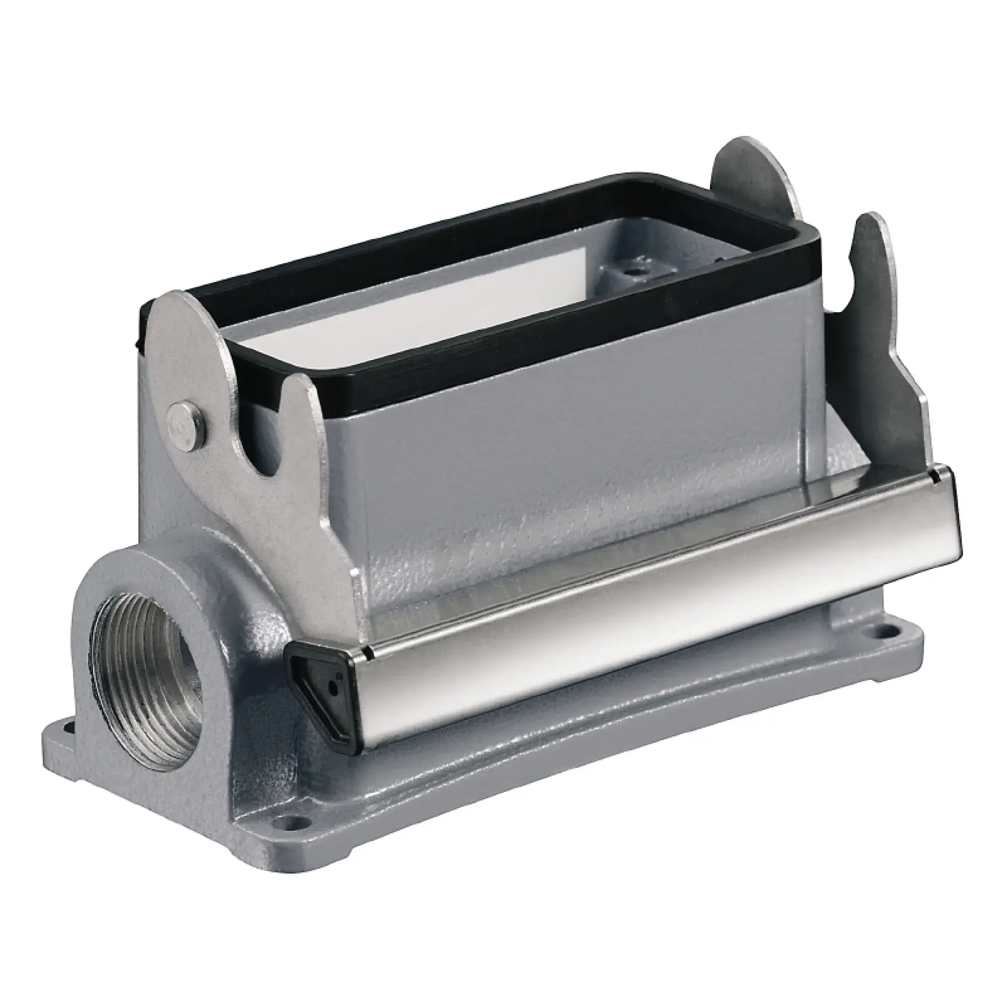 Weidmüller 1658110000 Housing (industry plug-in connectors), Base housing, End-locking clamp, lower side, Size: 6, IP65 (in plugged condition) (img_001)