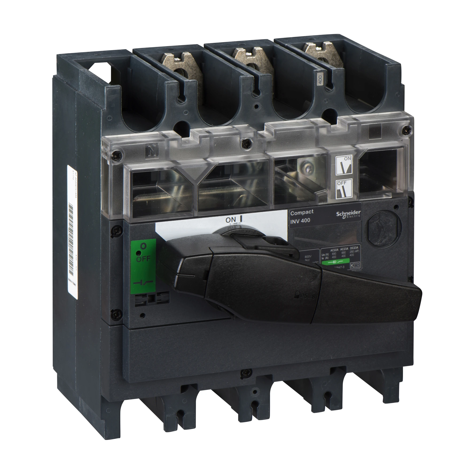 Schneider Electric 31170 Load Disconnect Switch INV400, 3 P, 400A/690V DC/AC, Black Rotary Handle (img_001) Schneider Electric 31170 Load Disconnect Switch INV400, 3 P, 400A/690V DC/AC, Black Rotary Handle (img_001)