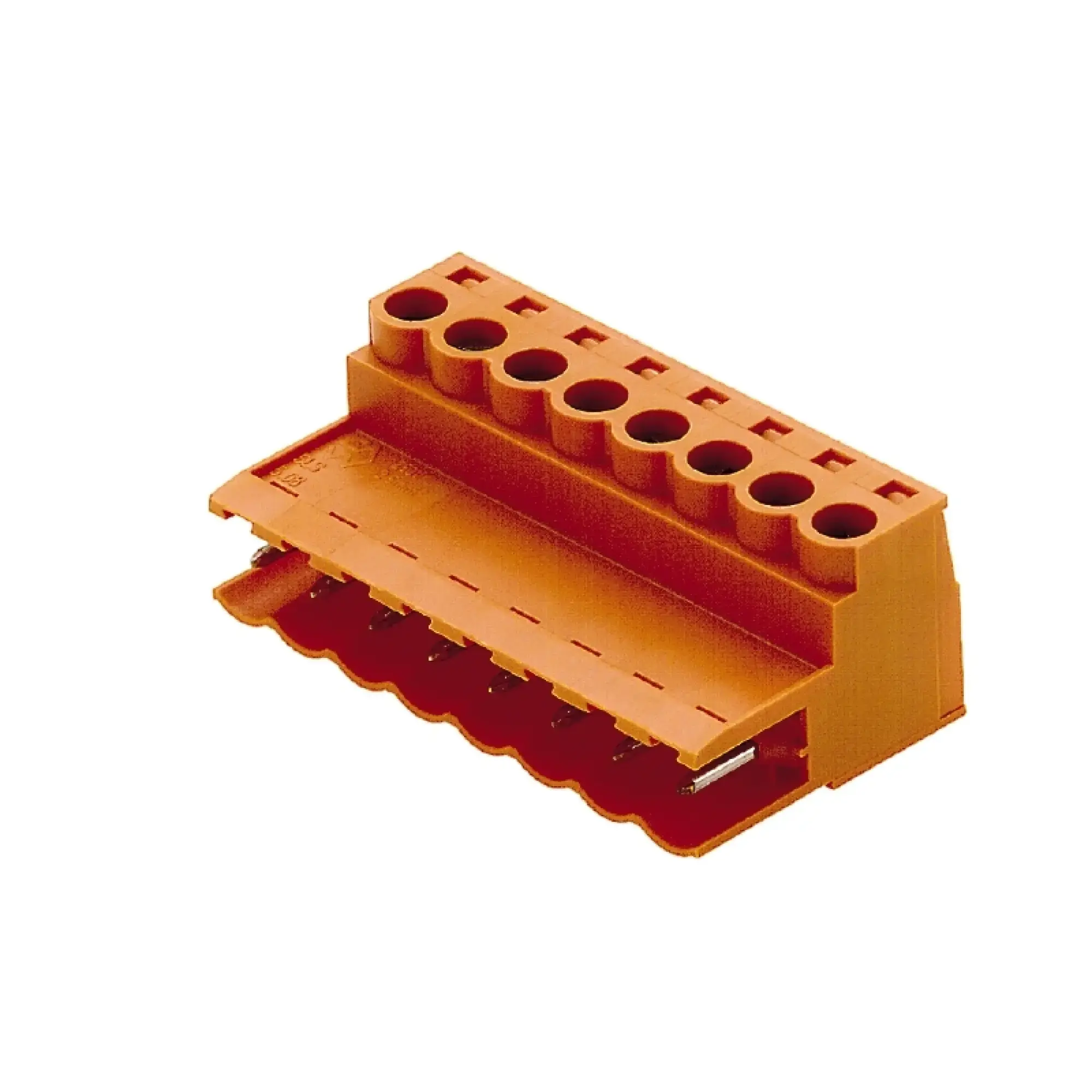 Weidmüller 1627150000 PCB connector (wire connection), 320 V, 21.5 A, Pitch in mm: 5.08, 3.31 mm², Number of poles: 8, Clamping yoke connection, Box (img_001)