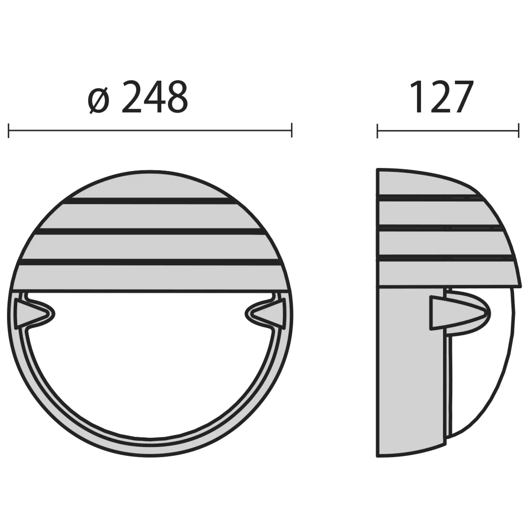 Performance iN Lighting 005747 Wand- und Deckenleuchte 1x21W TC-TSE asymmetrische extrabreite Streuoptik 005747 (img_003)
