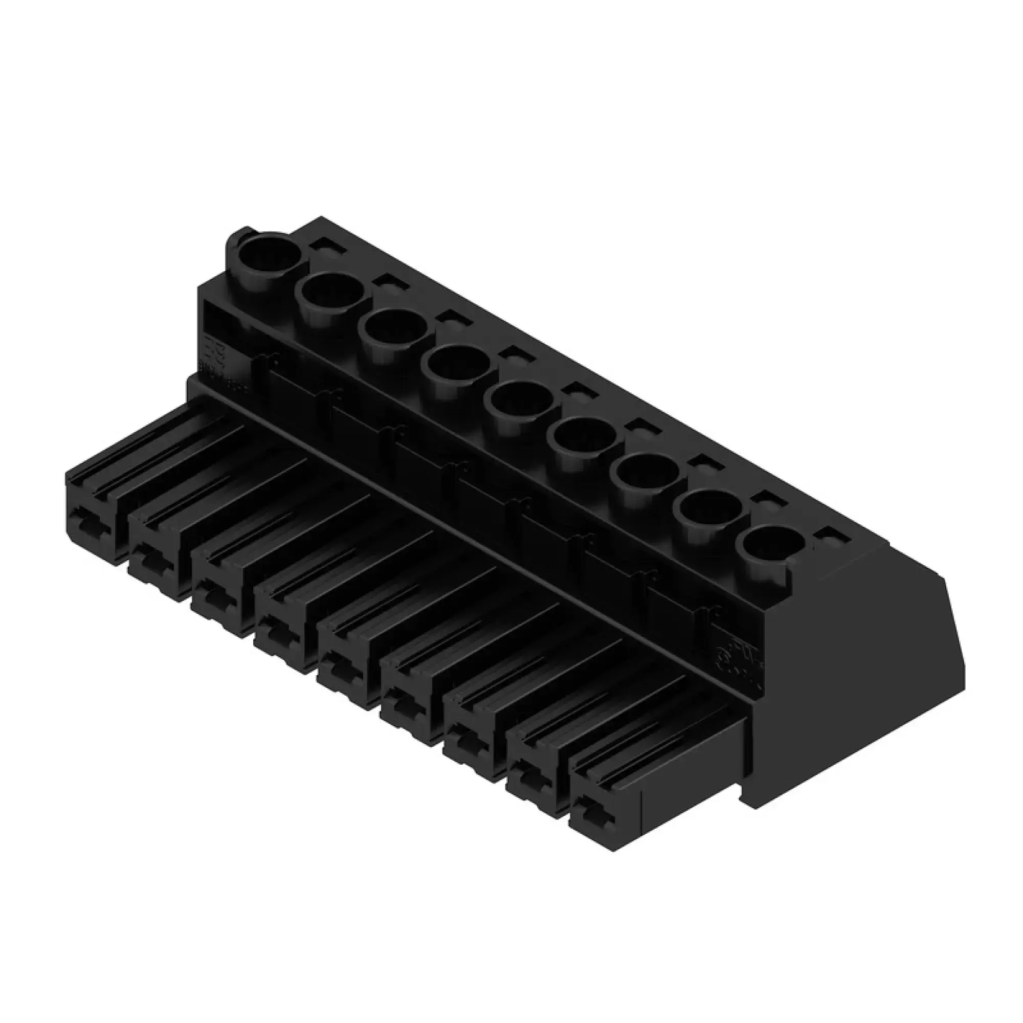 Weidmüller 1930000000 PCB connector (wire connection), 1000 V, 57 A, Pitch in mm: 7.62, 10 mm², Number of poles: 9, Clamping yoke connection, Box (img_001)