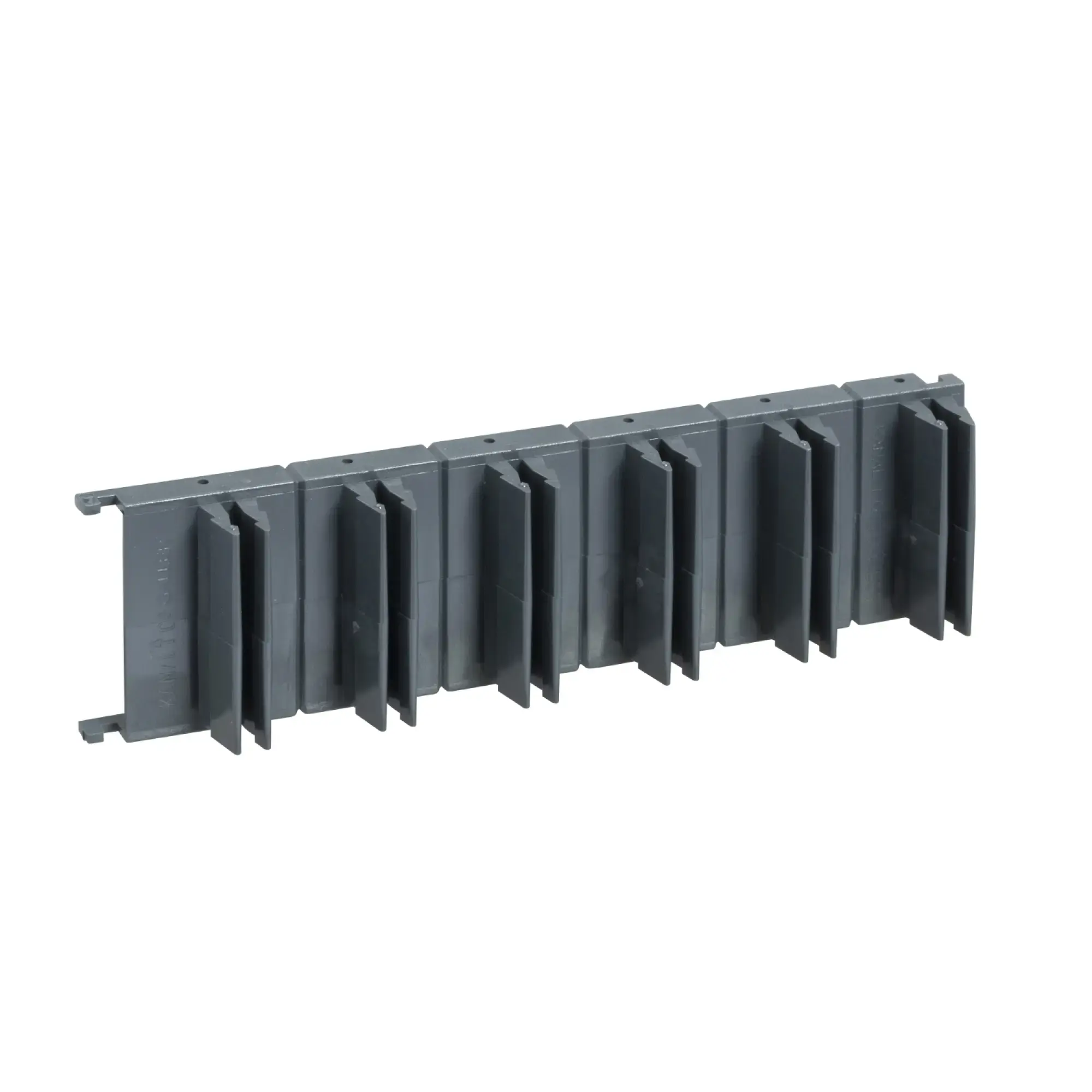 Schneider Electric 5590456 Grille slat holder, gray, AUL effect aluminum, 10 pieces TTA-GH1 WITH CLAMP (img_002)
