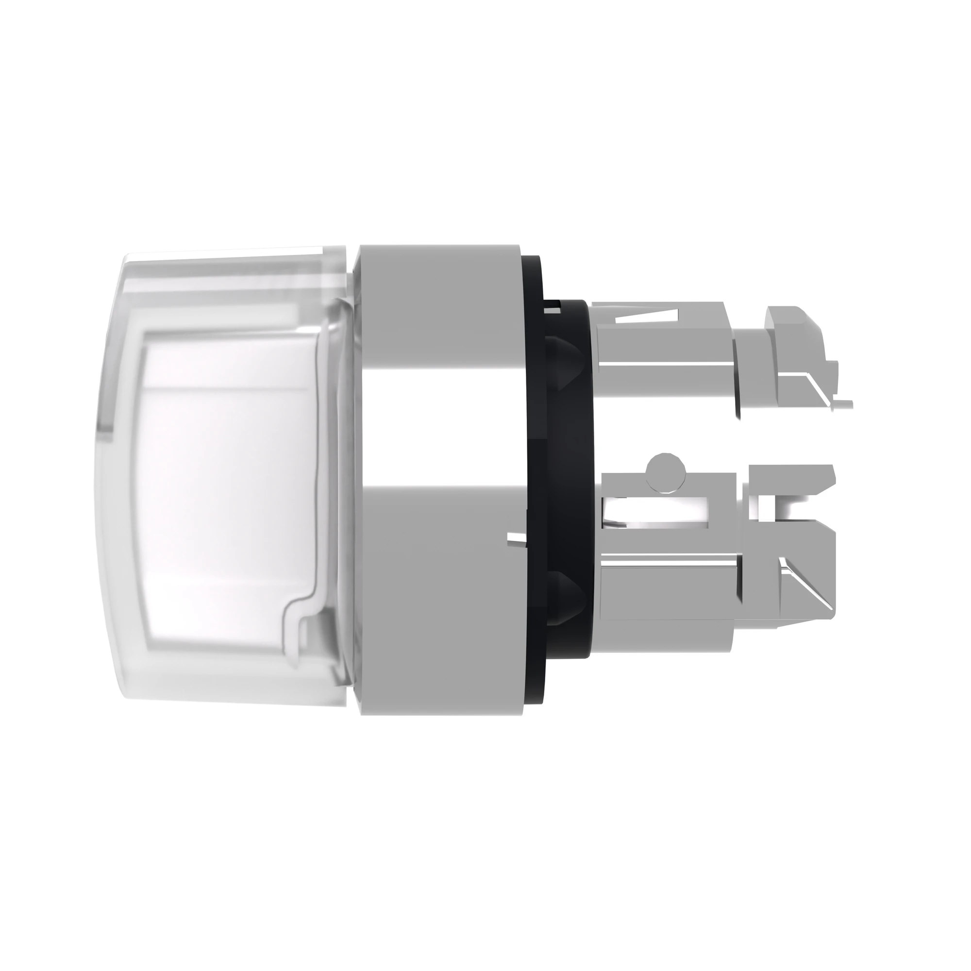 Schneider Electric ZB4BK1313 Illuminated selector switch, front element, Harmony XB4, metal, 22mm, white, for universal LED, 3 positions, latching (img_007)