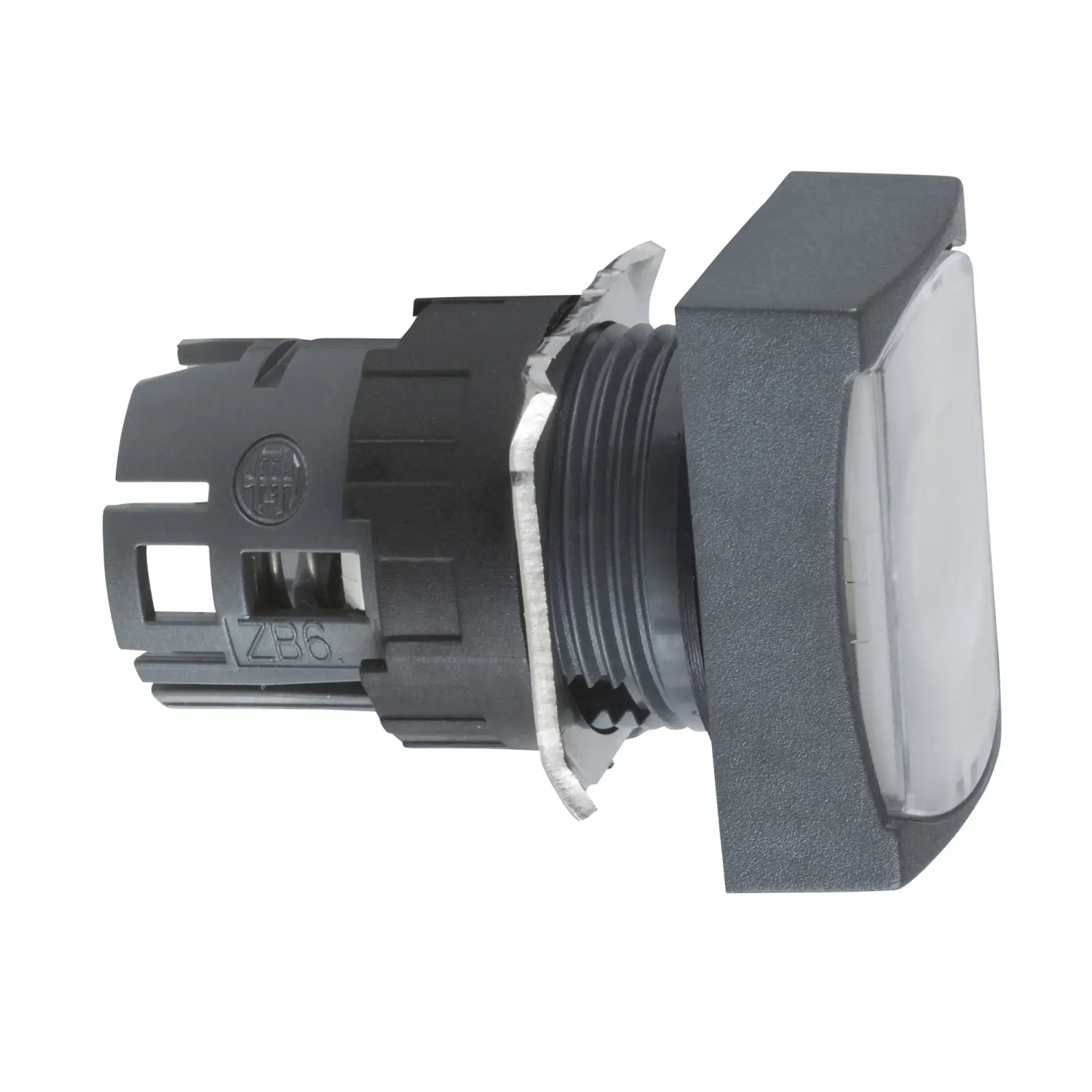 Schneider Electric ZB6DW1 Front element for illuminated pushbutton ZB6, momentary, white, Ø 16 mm (img_002)