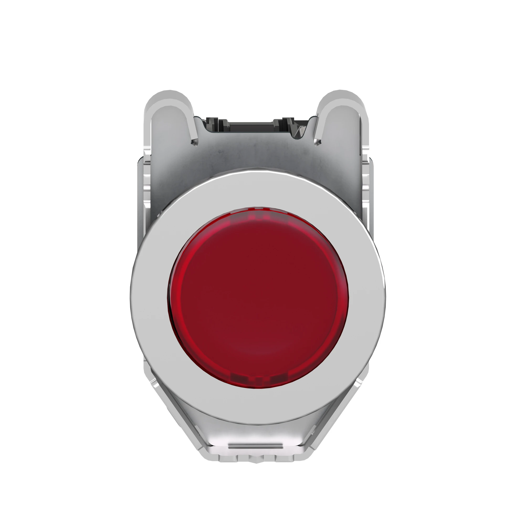 Schneider Electric XB4FW34M5 Illuminated pushbutton, Harmony XB4F, metal, 30mm, red, unlabeled, universal LED, smooth dome, 1NC+1NO, 230-240V AC (img_005)