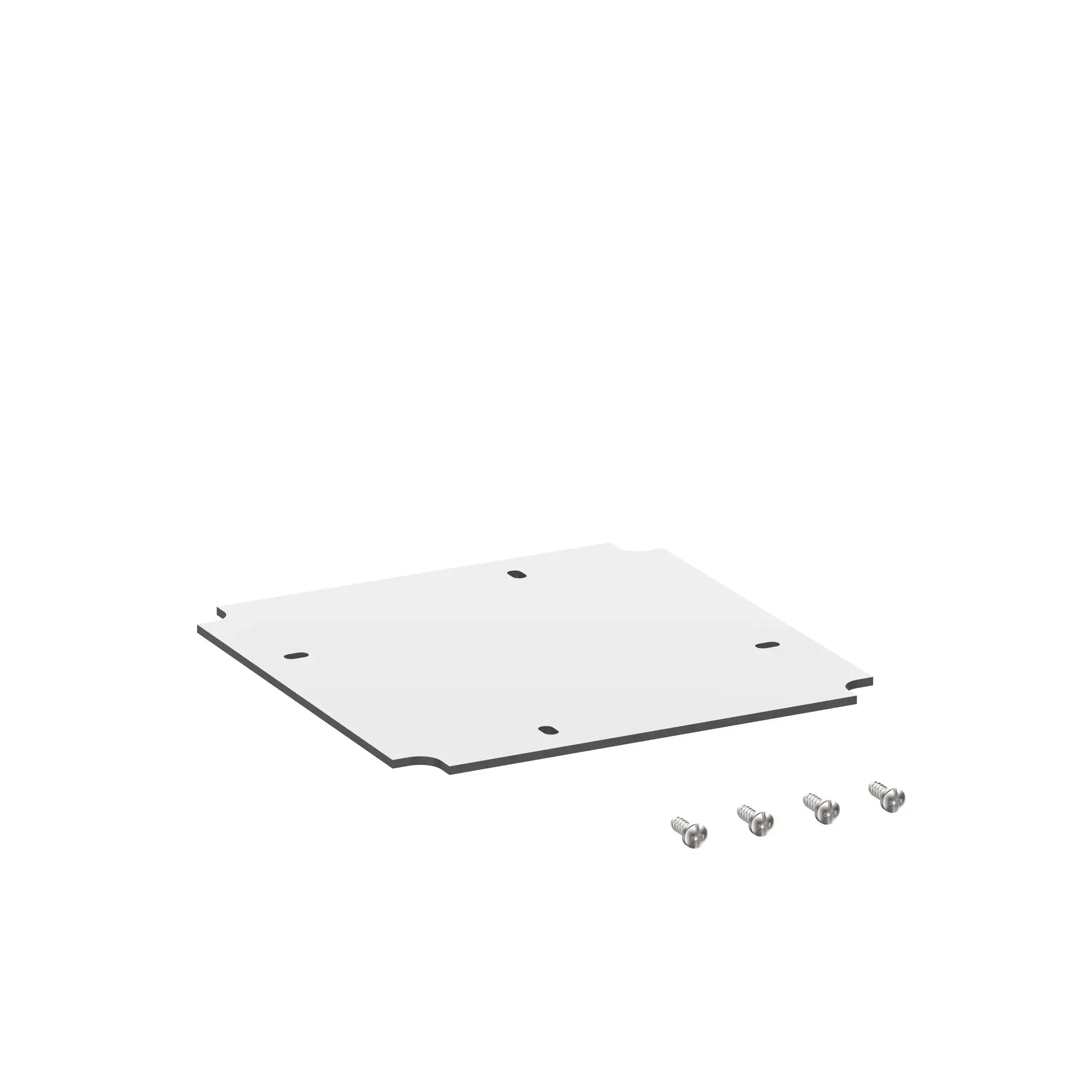 Spelsberg 89511601 Mounting plate, light grey, Halogen free (img_001)