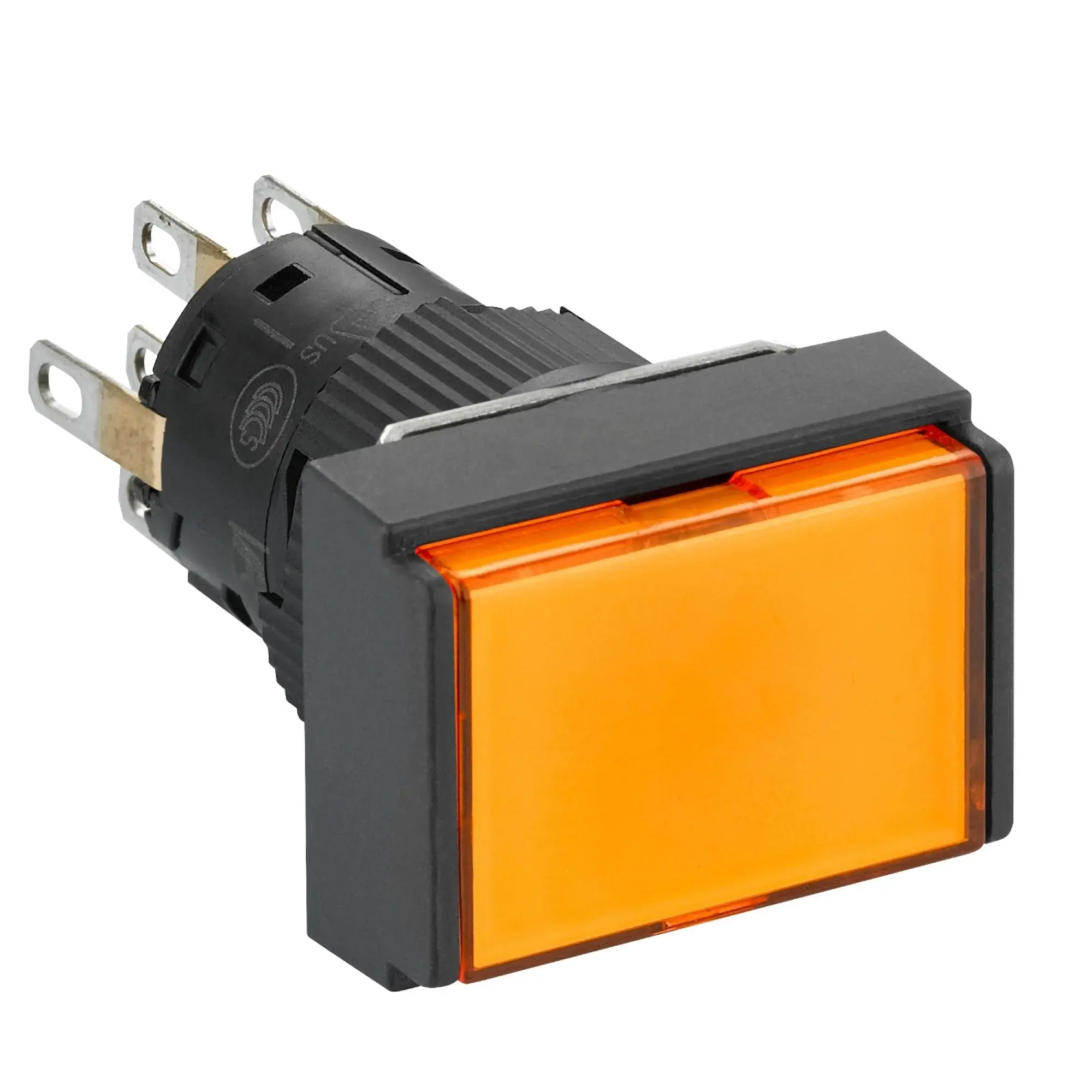 Schneider Electric XB6EDW8B2P Leuchtdrucktaster, orangefarben, Ø 16, flach, o. Rastung, 24V, 2OC (img_002)