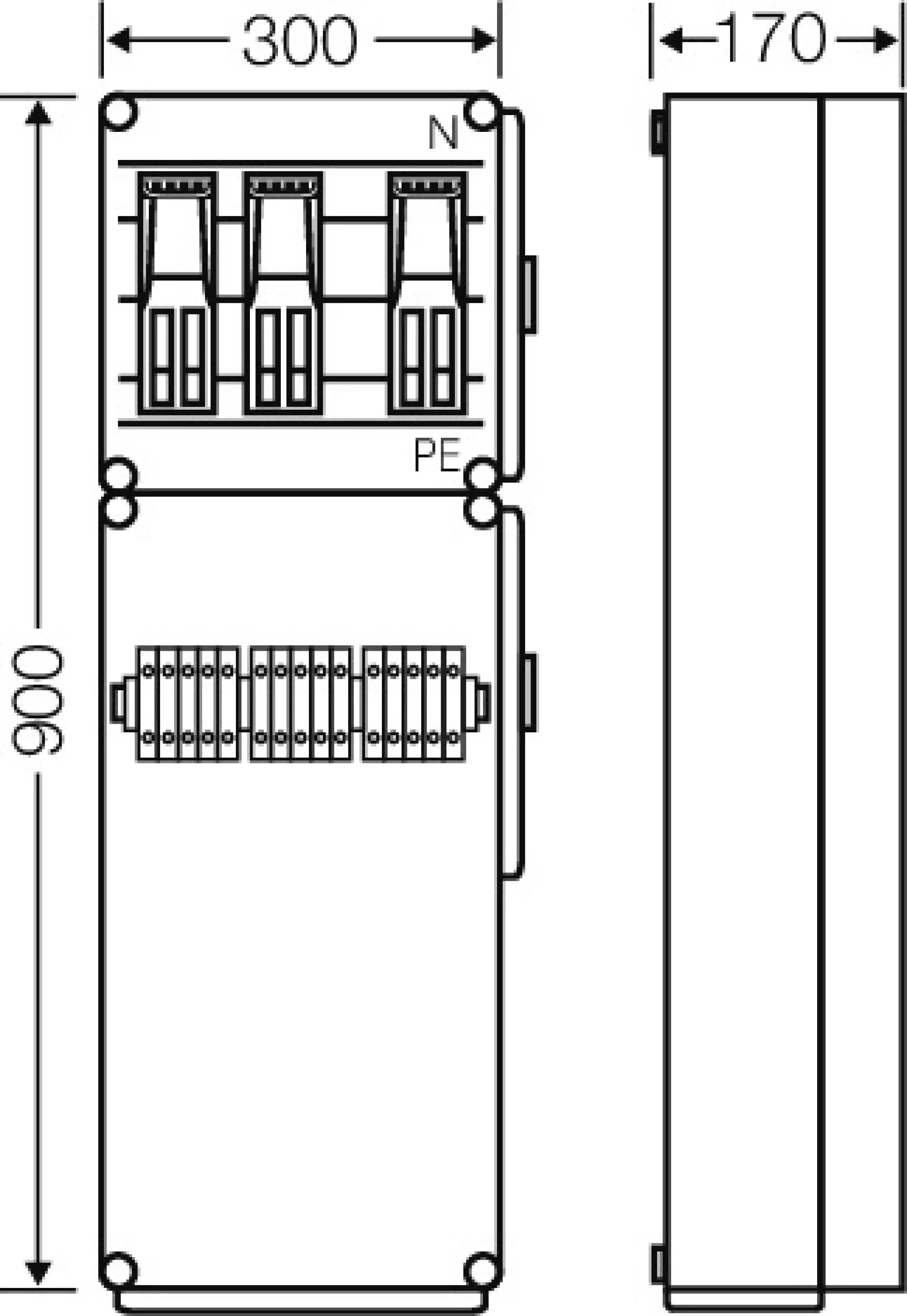 Hensel 65000231 Ladeverteiler für bis zu 3 Doppelladepunkte à 22kW Mi EV 44kW 0000 (img_002)