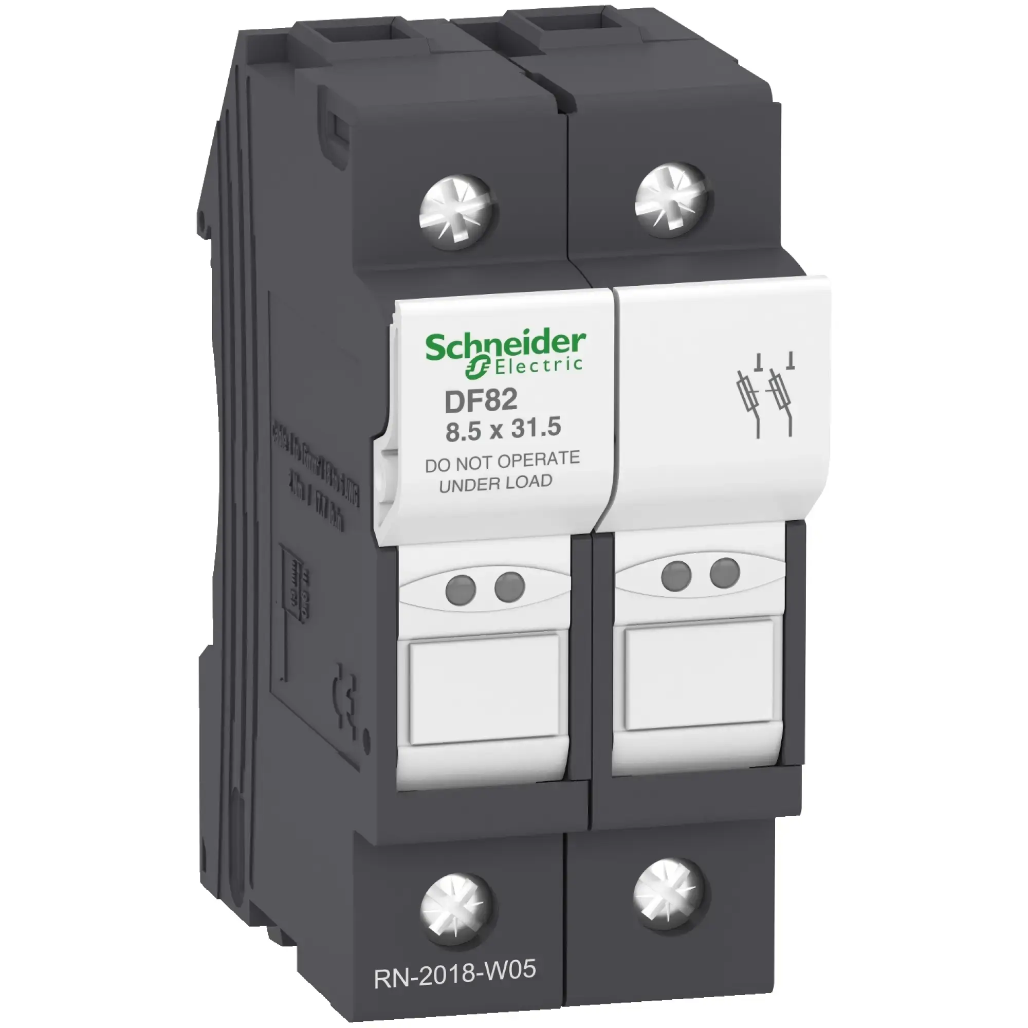 Schneider Electric DF82 Fuse Holder TeSys 2p 25A, Fuse Size 8.5x31.5mm (img_002)