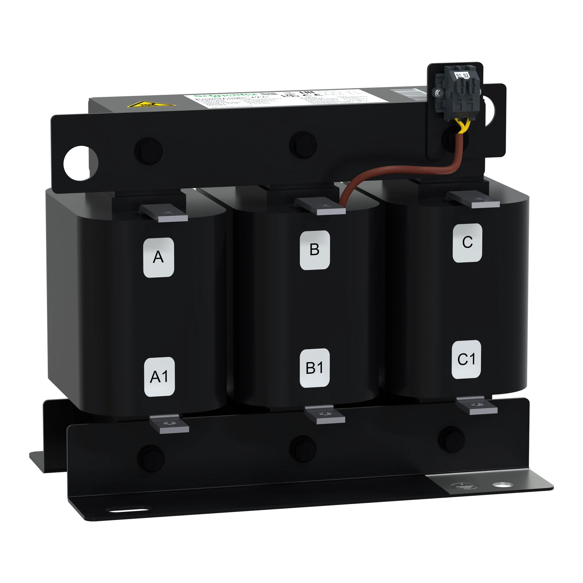 Schneider Electric LVR07065A40T Filter circuit reactor, PowerLogic PFC, 6.5kvar, 190Hz, (3.8), 7%, 50Hz, 400V (img_001) Schneider Electric LVR07065A40T Filter circuit reactor, PowerLogic PFC, 6.5kvar, 190Hz, (3.8), 7%, 50Hz, 400V (img_001)