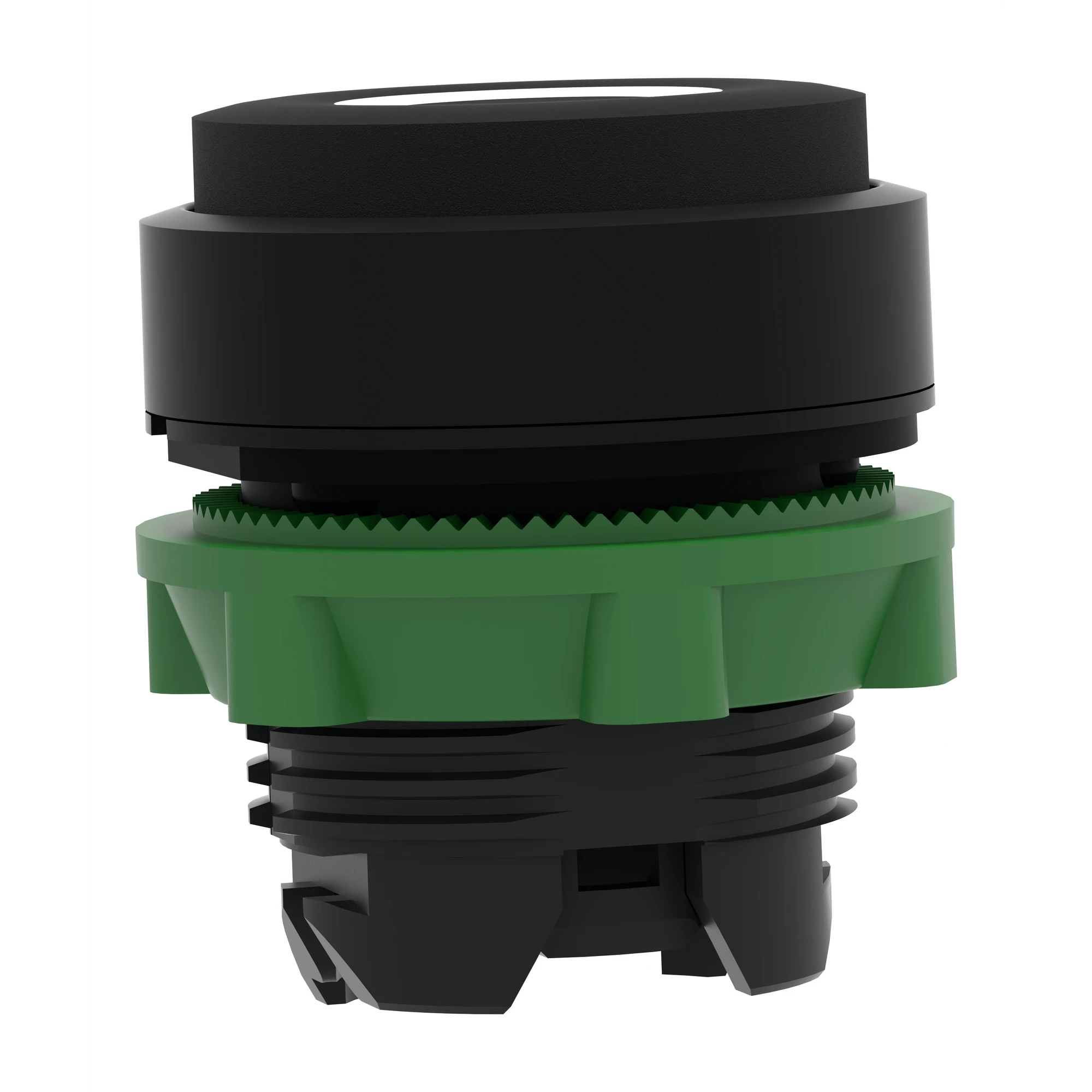 Schneider Electric ZB5AL232 Pushbutton, front element, Harmony XB5, plastic, 22mm, black, raised, marked O, momentary (img_004)
