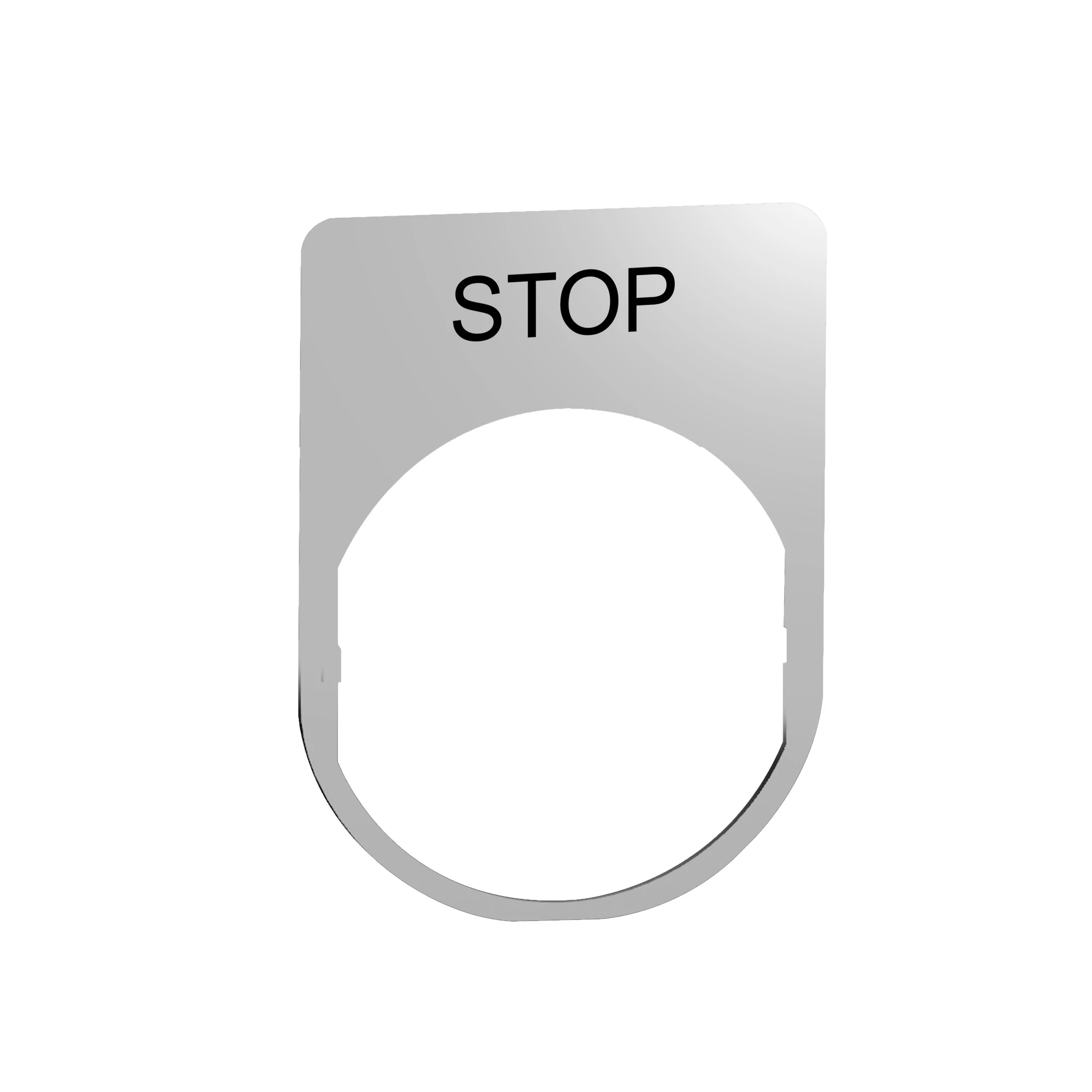 Schneider Electric ZBYM2304 Label holder 30x40mm, with STOP marking, for Harmony 22mm, made of metal (img_001) Schneider Electric ZBYM2304 Label holder 30x40mm, with STOP marking, for Harmony 22mm, made of metal (img_001)