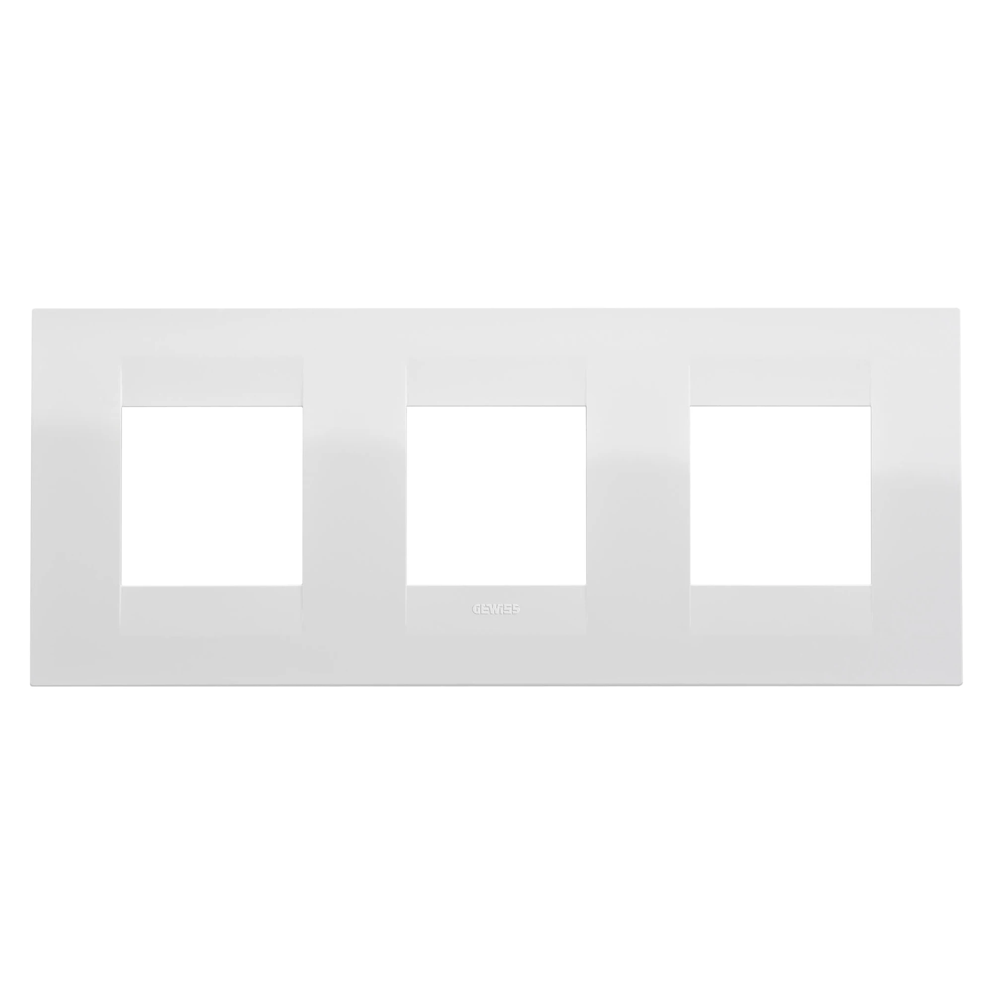 GEWISS GW16426TB GEO INTERNATIONAL PLATE - IN TECHNOPOLYMER - 2+2+2 MODULES HORIZONTAL - WHITE - CHORUSMART (img_001) GEWISS GW16426TB GEO INTERNATIONAL PLATE - IN TECHNOPOLYMER - 2+2+2 MODULES HORIZONTAL - WHITE - CHORUSMART (img_001)