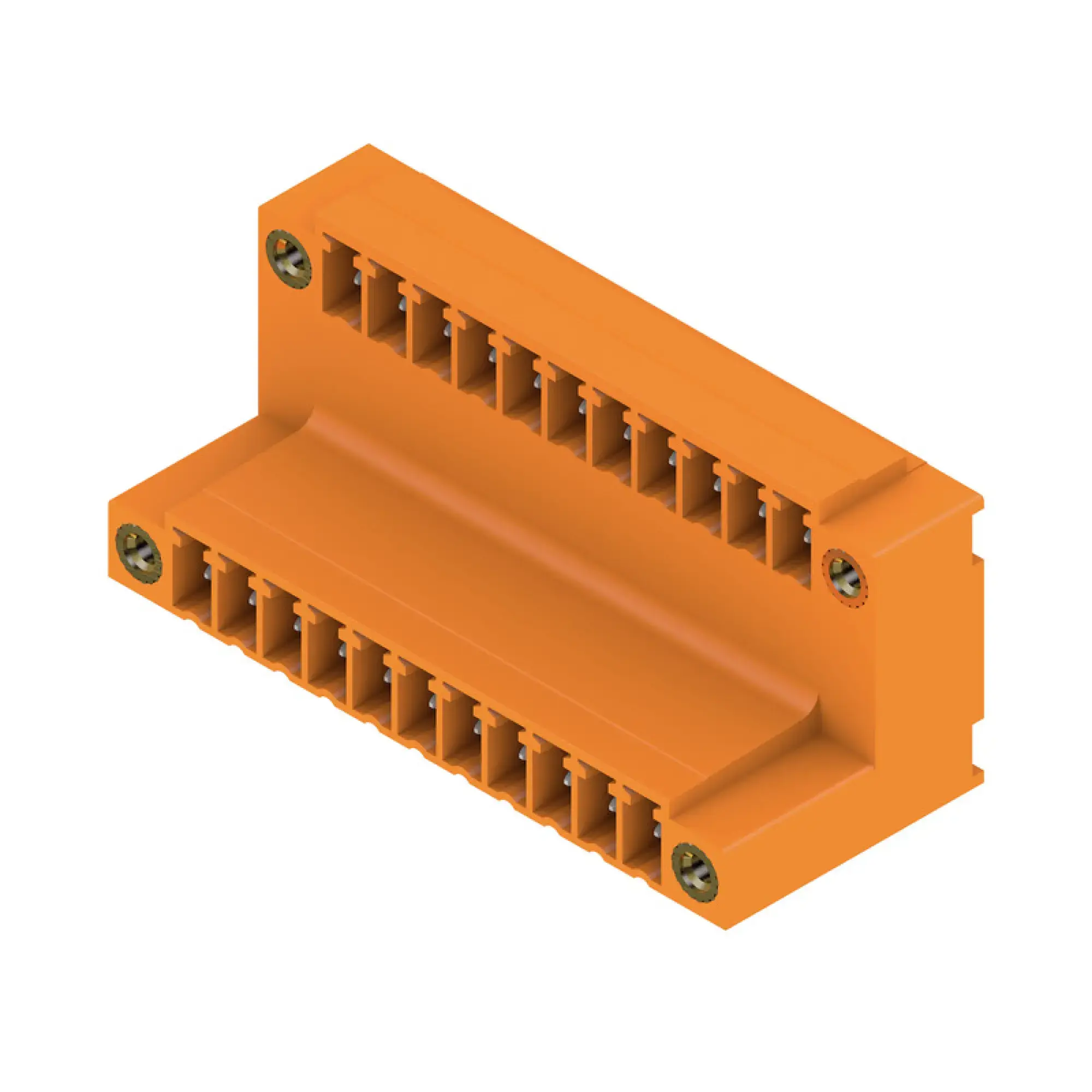 Weidmüller 1032670000 PCB connector (board connection), 160 V, 17.5 A, Pitch in mm: 3.81, Number of poles: 22, THT solder connection, Box (img_001)