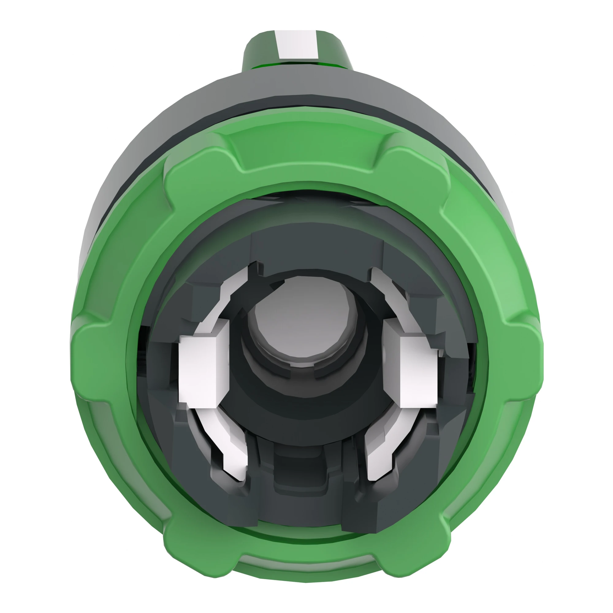 Schneider Electric ZB5AK1333 Pilot light selector switch, front element, Harmony XB5, plastic, 22mm, green, for universal LED, 3 positions, latching (img_004)
