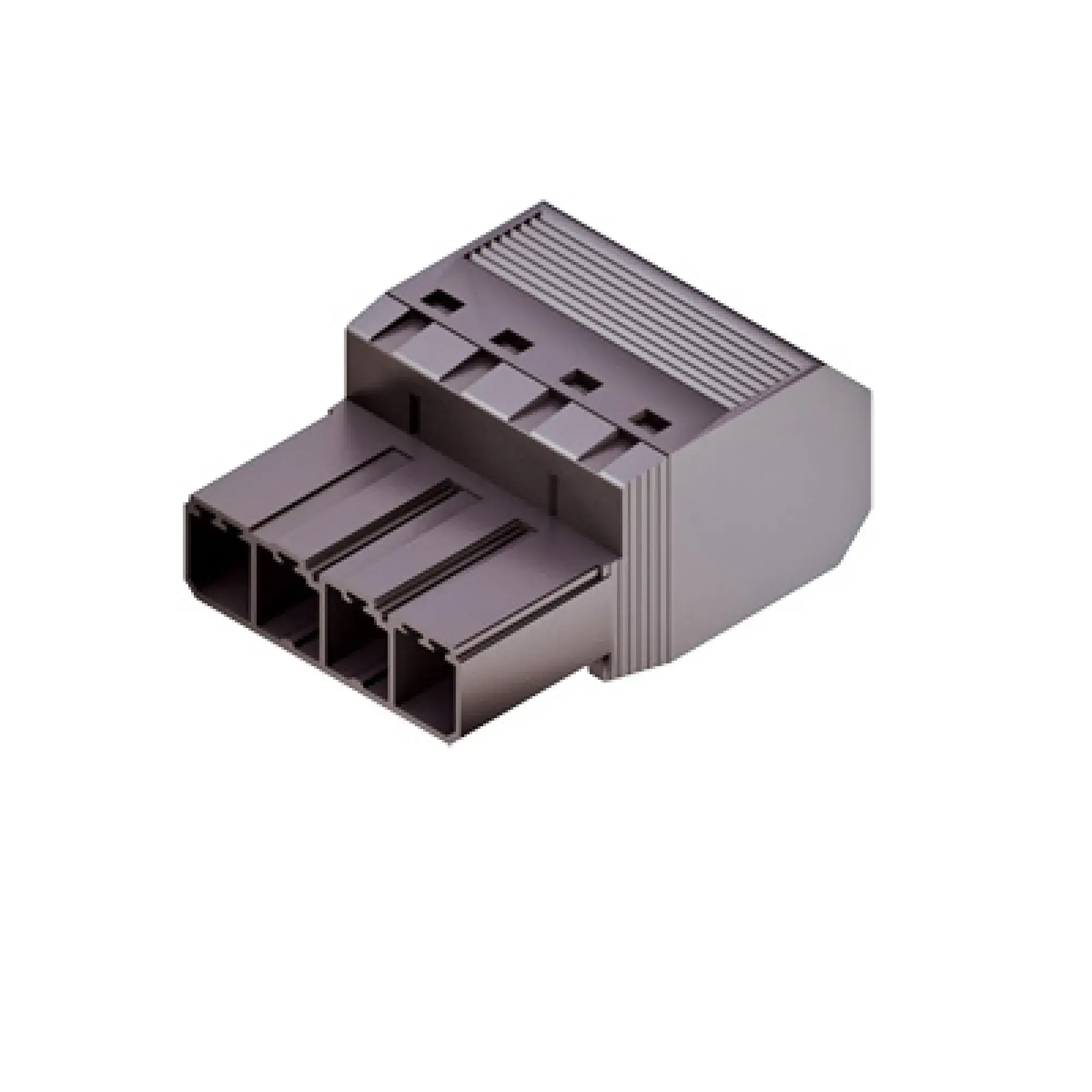 Weidmüller 1060850000 PCB connector (wire connection), 800 V, 57 A, Pitch in mm: 7.62, 10 mm², Number of poles: 4, PUSH IN without actuator, Tension-clamp connection, Box (img_001)