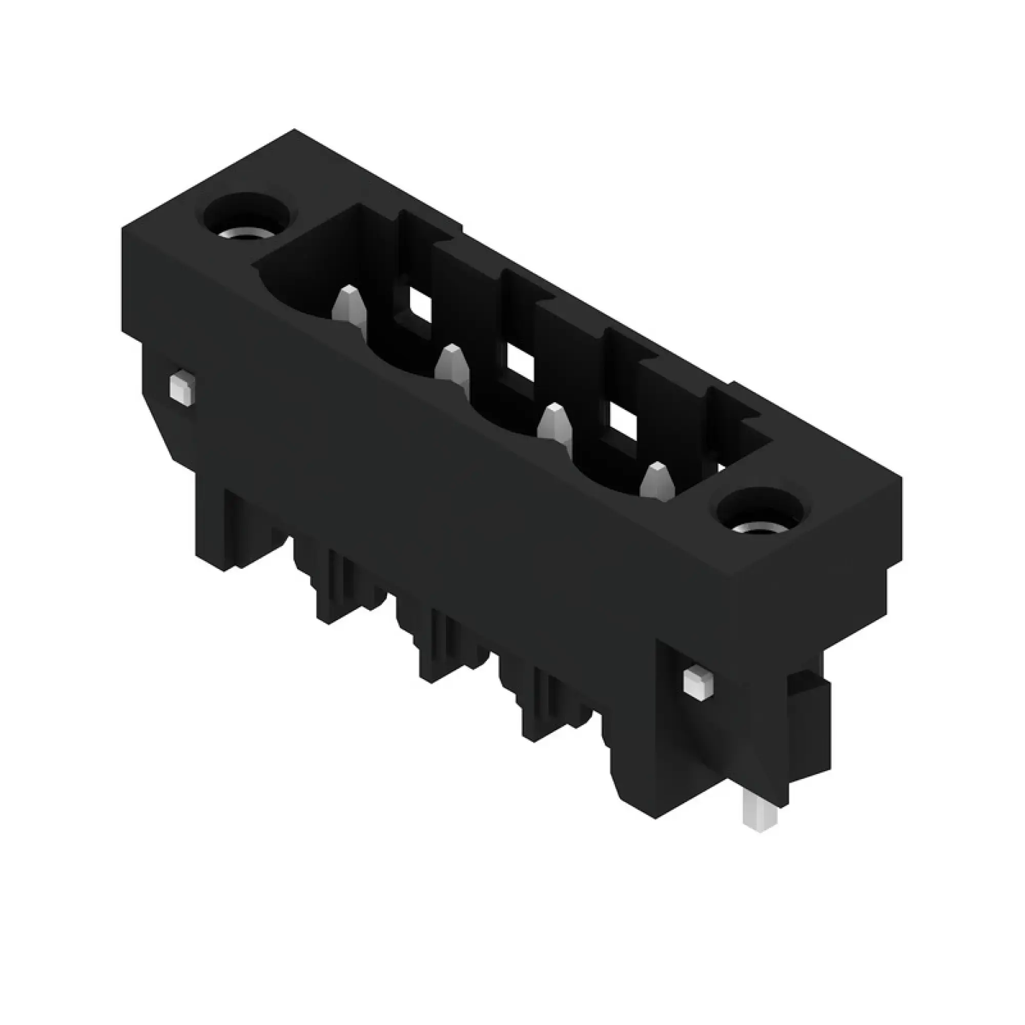 Weidmüller 1797950000 PCB connector (board connection), 320 V, 27.5 A, Pitch in mm: 5.00, Number of poles: 4, THT/THR solder connection, Tape (img_001)