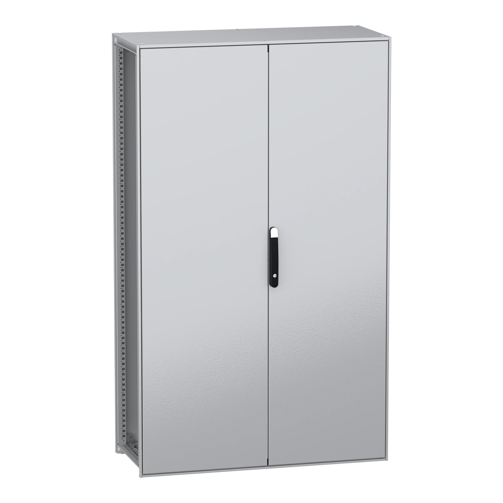 Schneider Electric NSYSFN2012502D Floor-standing Enclosure, PanelSeT SFN, made of decarbonized steel, without mounting plate, assembled, 2000x1200x500mm, 2 doors, IP55 (img_001)