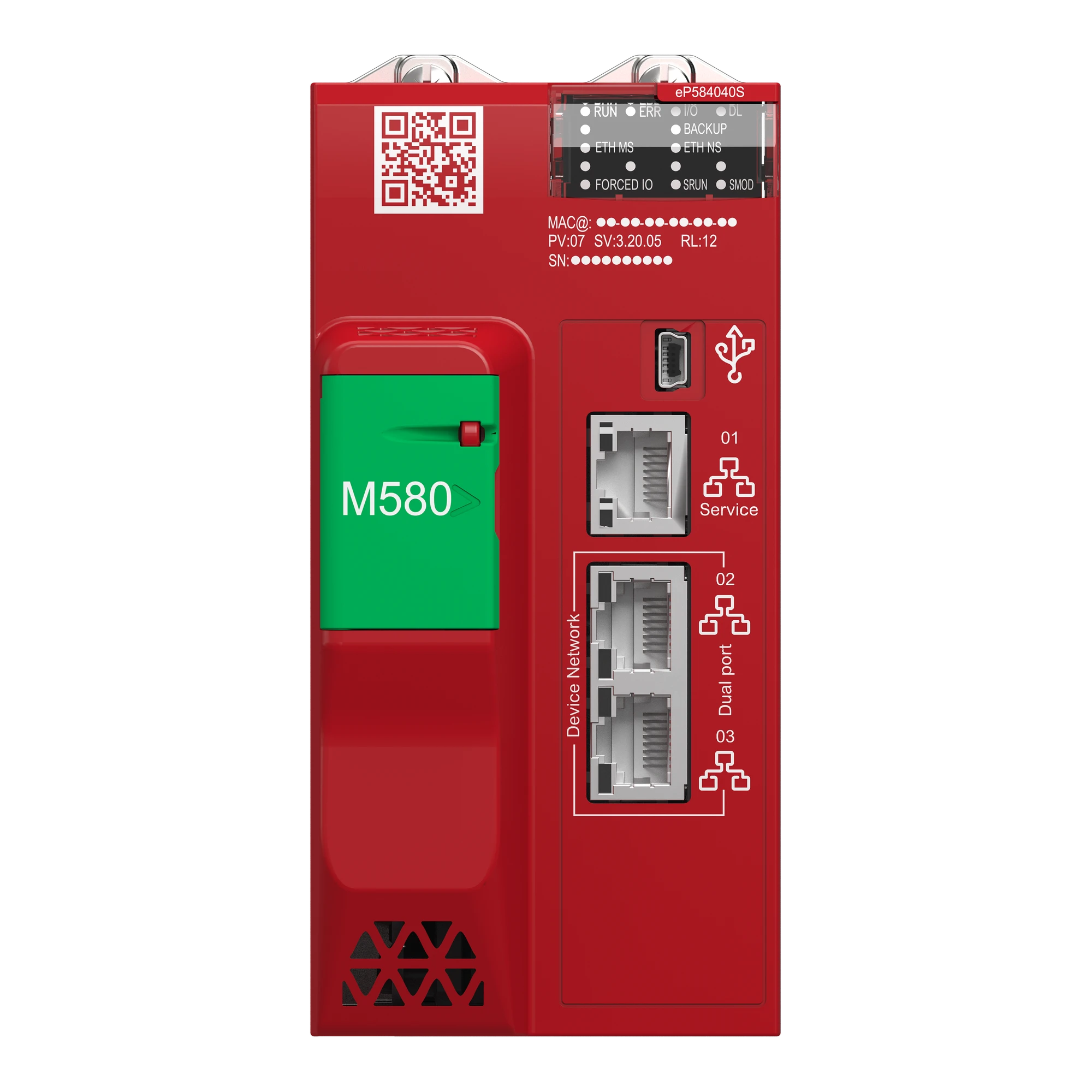 Schneider Electric BMEP584040S Modicon M580S Safety CPU Module, 4040 Level 4 DIO+RIO, 16MB, 61 Eth- & 64 CIP-Safety Devices, 16 Remote I/O Racks (X80 & Quantum) (img_004)