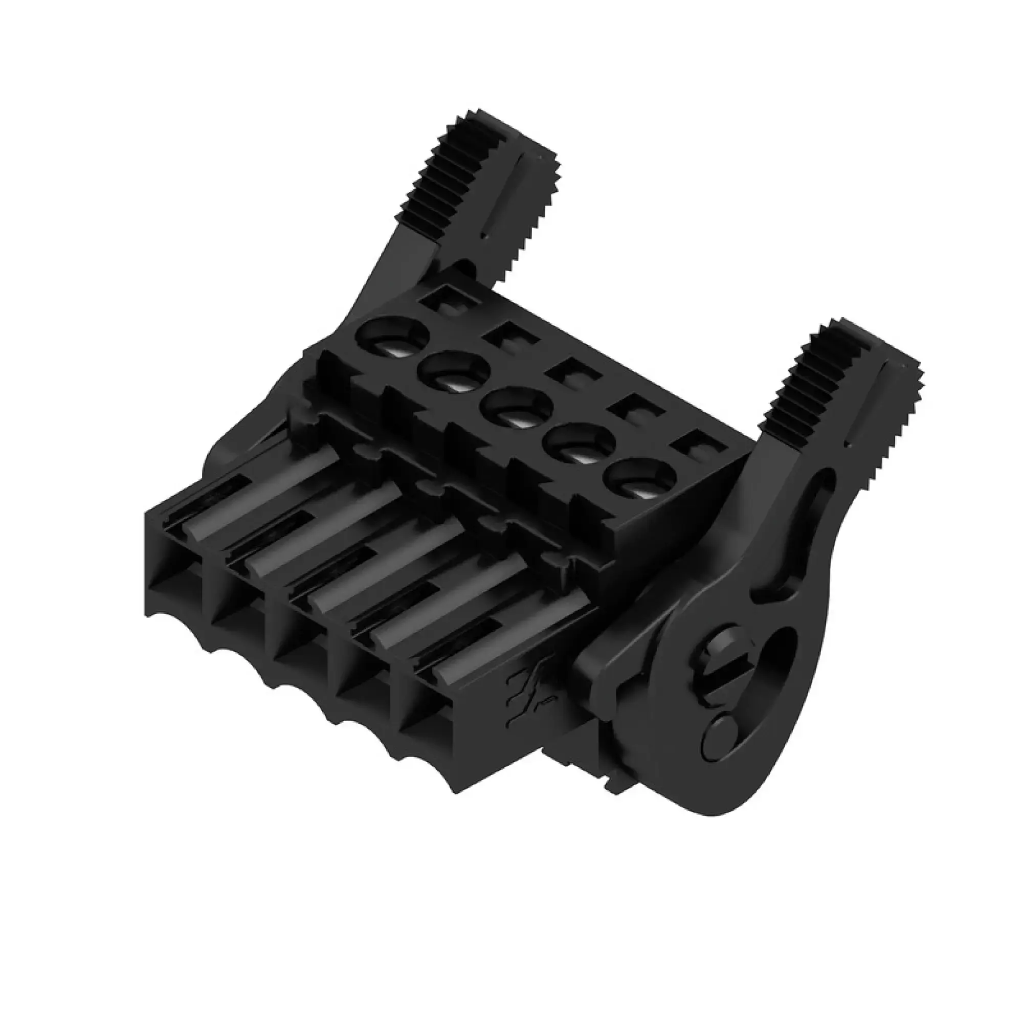 Weidmüller 2441500000 PCB connector (wire connection), 160 V, 17 A, Pitch in mm: 3.50, 1.5 mm², Number of poles: 5, Clamping yoke connection, Box (img_001) Weidmüller 2441500000 PCB connector (wire connection), 160 V, 17 A, Pitch in mm: 3.50, 1.5 mm², Number of poles: 5, Clamping yoke connection, Box (img_001)