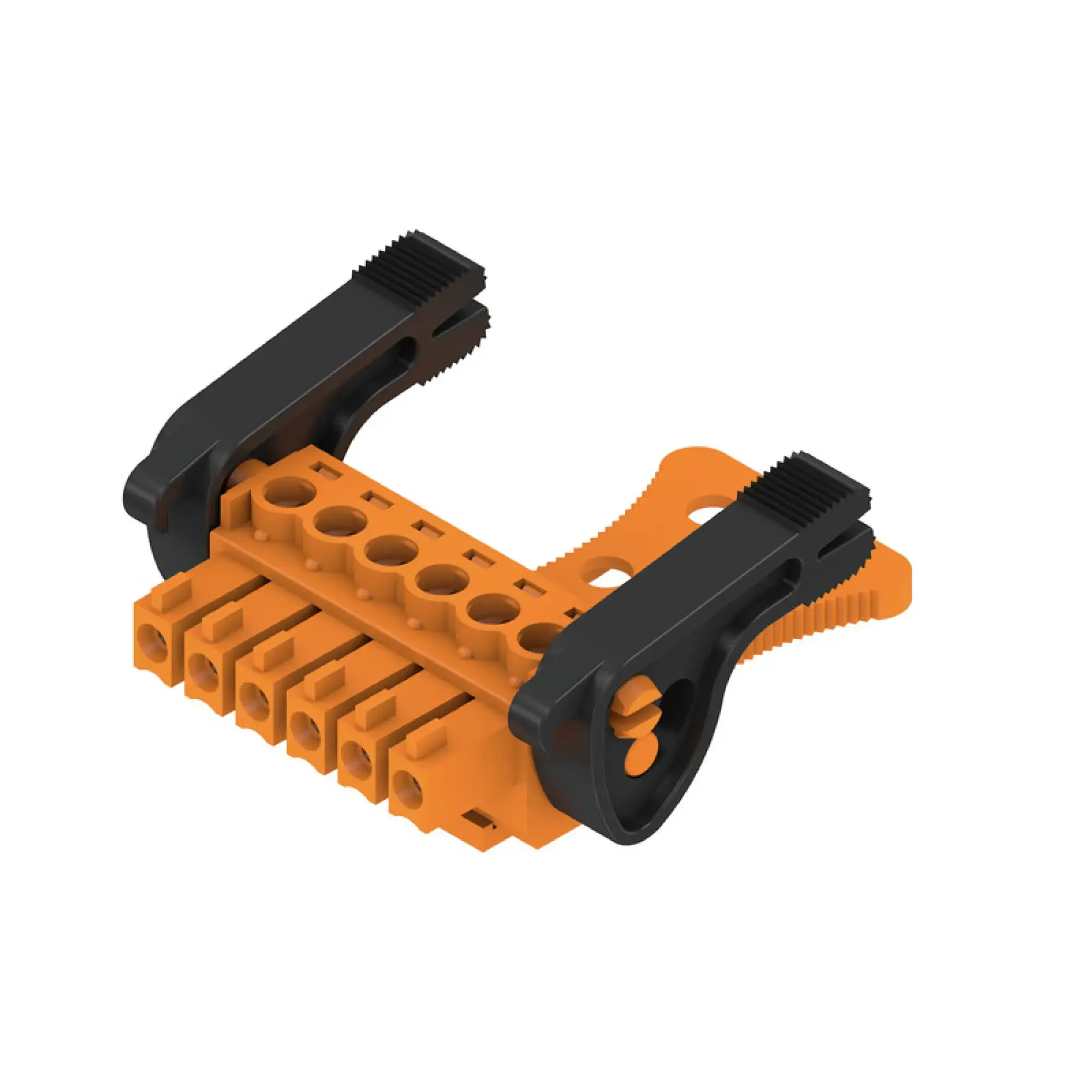 Weidmüller 2442260000 PCB connector (wire connection), 160 V, 17.5 A, Pitch in mm: 3.81, 1.5 mm², Number of poles: 6, Clamping yoke connection, Box (img_001) Weidmüller 2442260000 PCB connector (wire connection), 160 V, 17.5 A, Pitch in mm: 3.81, 1.5 mm², Number of poles: 6, Clamping yoke connection, Box (img_001)